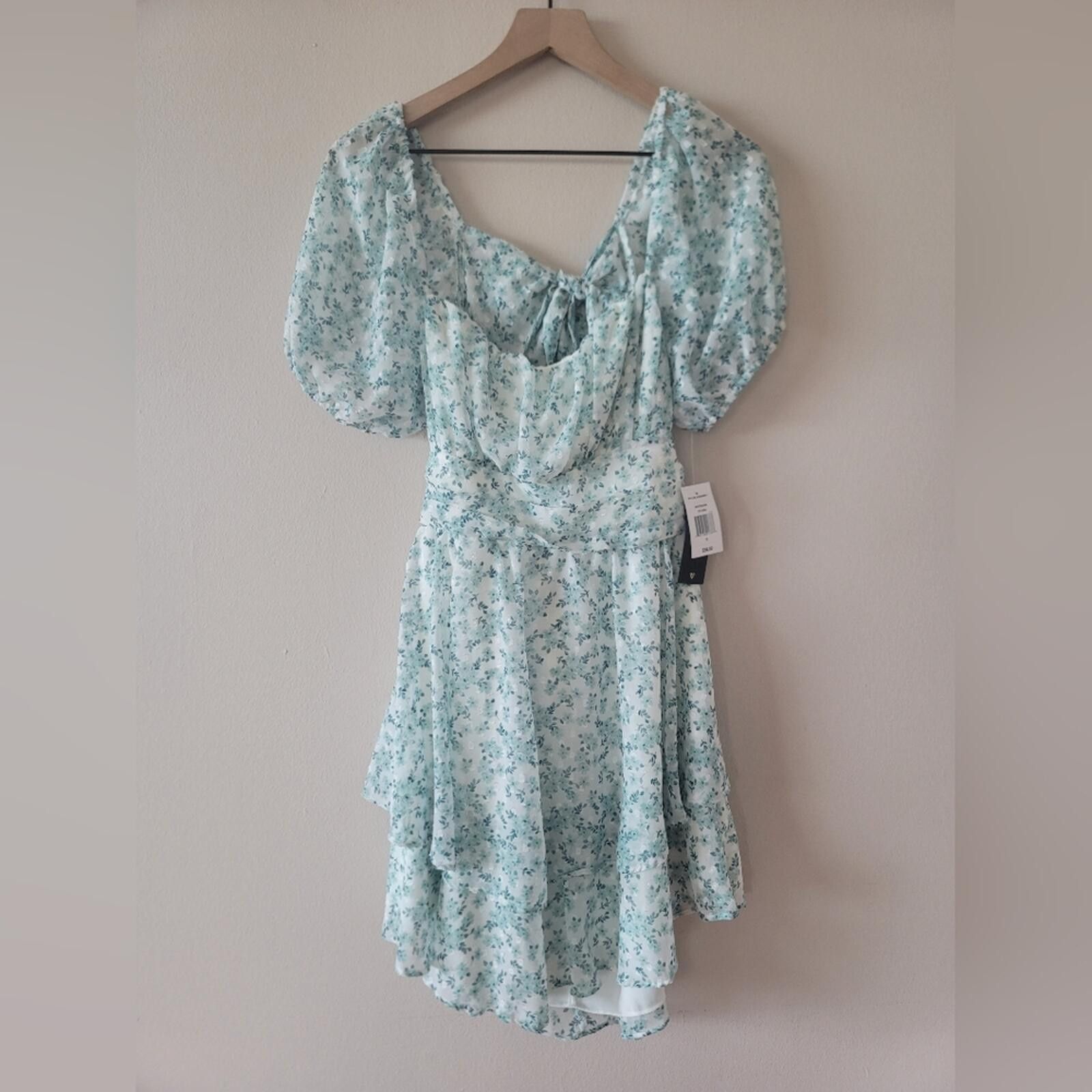Other Goodnight Macaroon 'Dolly' Crochet Tied Straps Floral Dress | Grailed