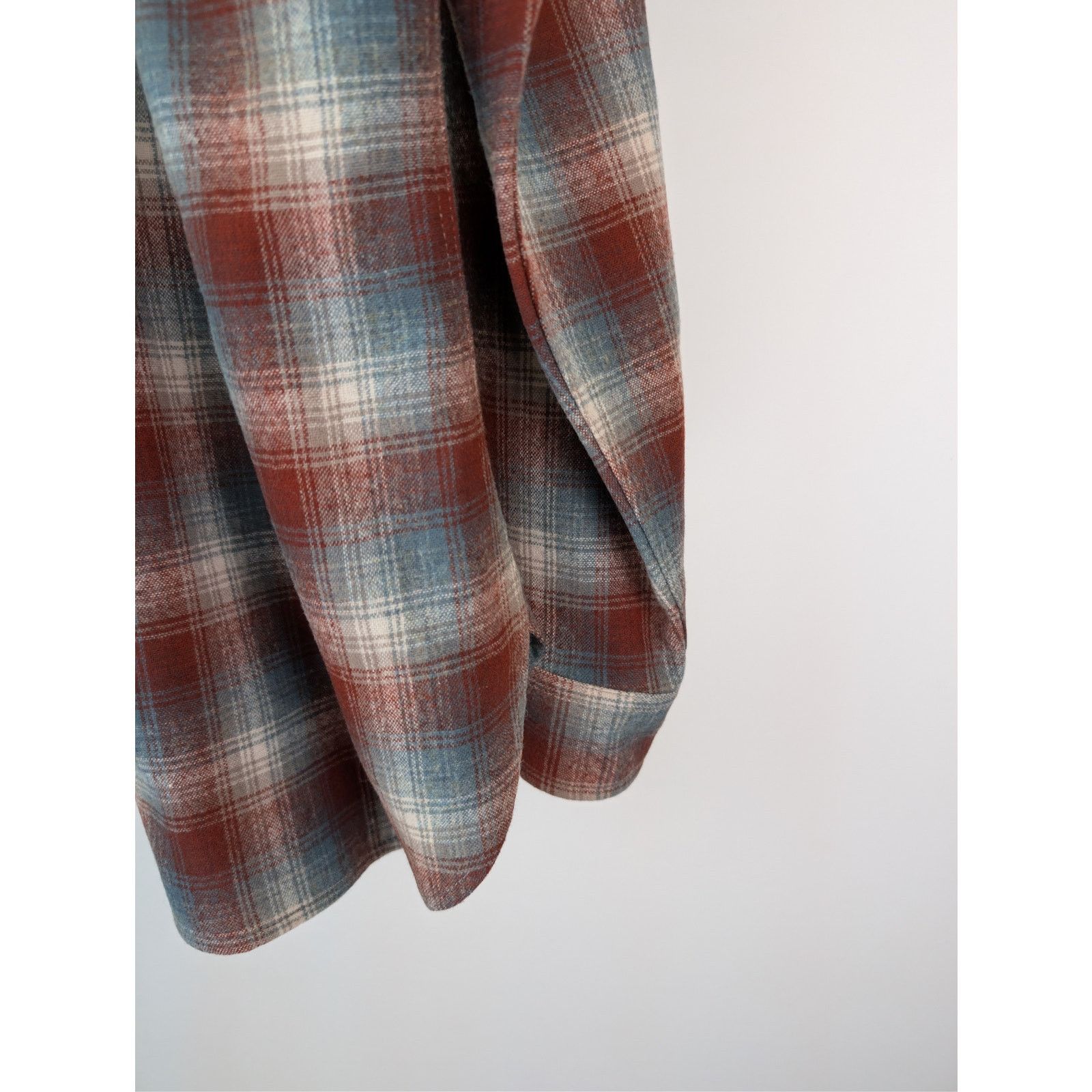Maison Margiela × Pendleton o1rshd1 Pendleton Checked Wool Button up Shirt in Rust Size US S / EU 44-46 / 1 - 14 Thumbnail