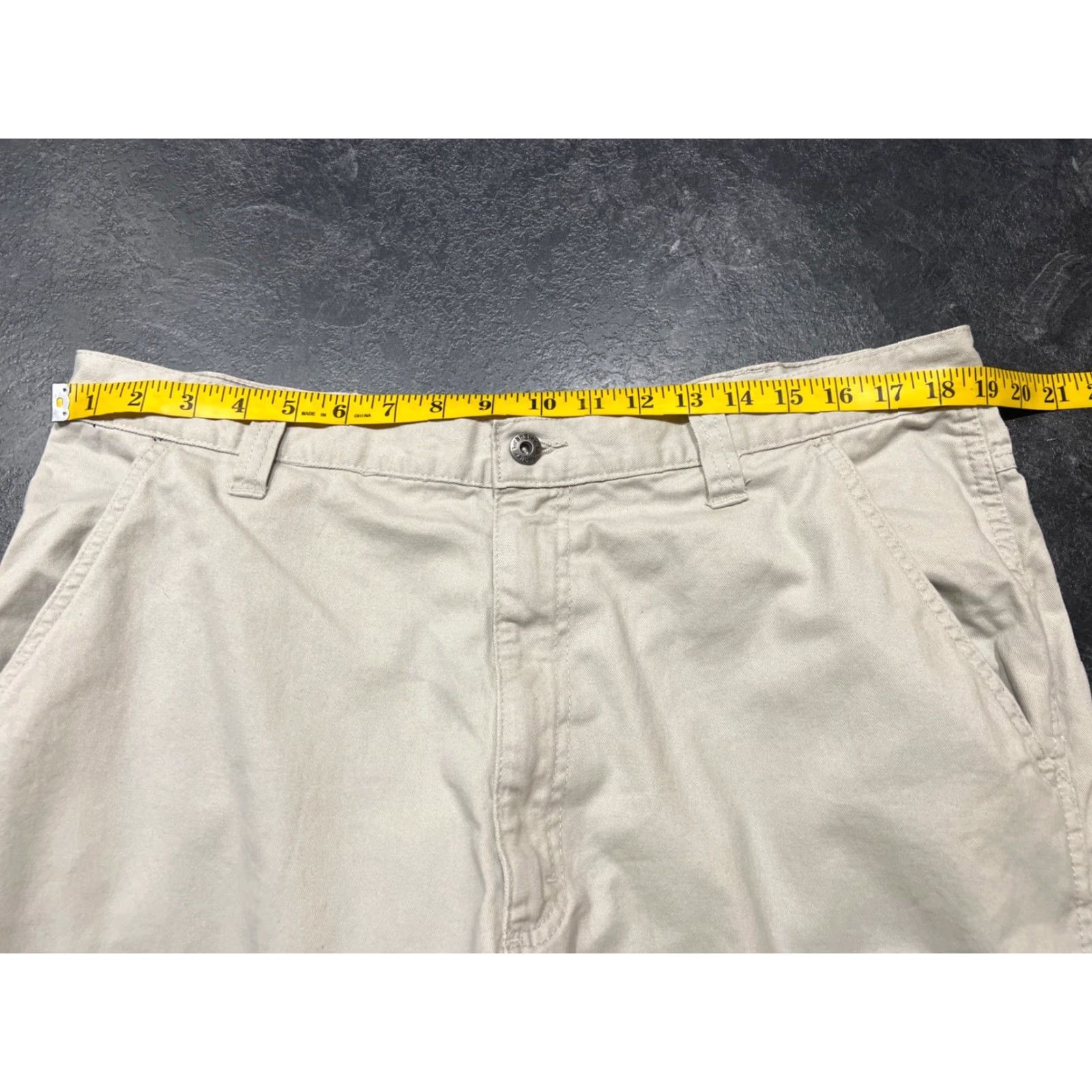 Wrangler WRANGLER Beige Cargo Pants Men's 38x34 100% Cotton Twill Casual Workwear Size US 38 / EU 54 - 5 Thumbnail