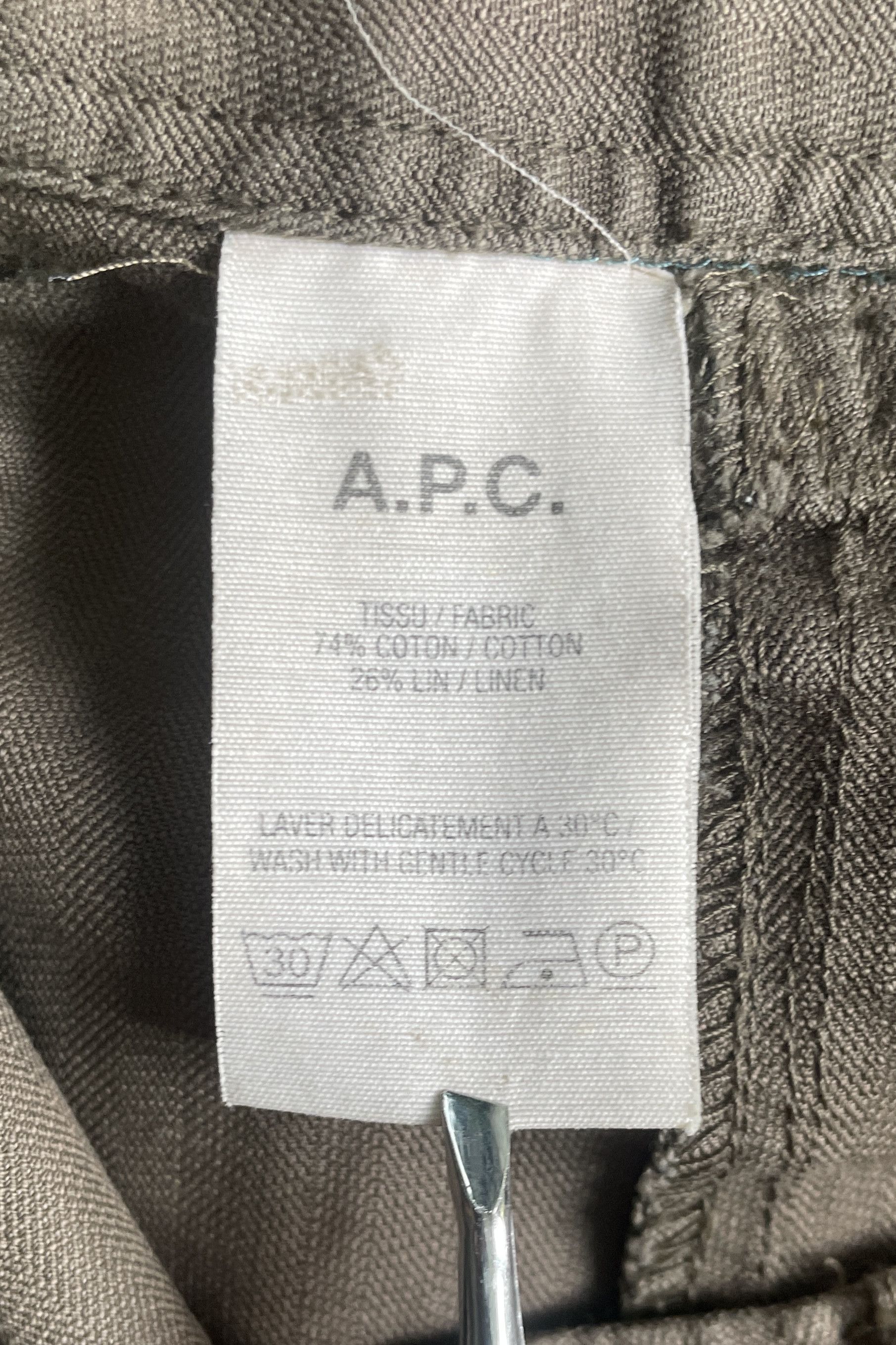 A.P.C. A.P.C. Vintage Linen Pants Size US 31 - 10 Thumbnail
