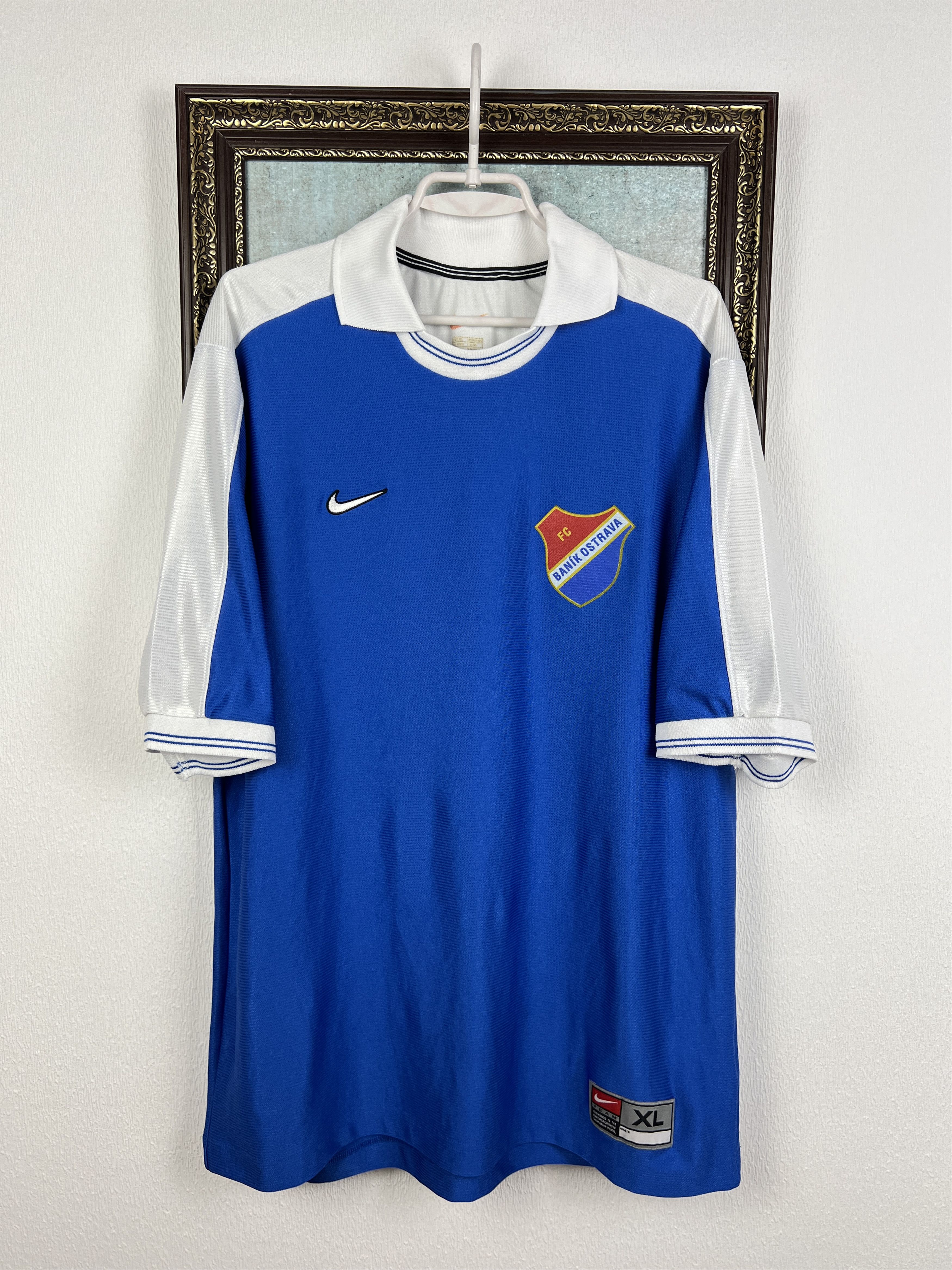 Nike Nike Banik Ostrava Football Shirt Player Issue Soccer Jersey Size US XL / EU 56 / 4 - 1 Thumbnail