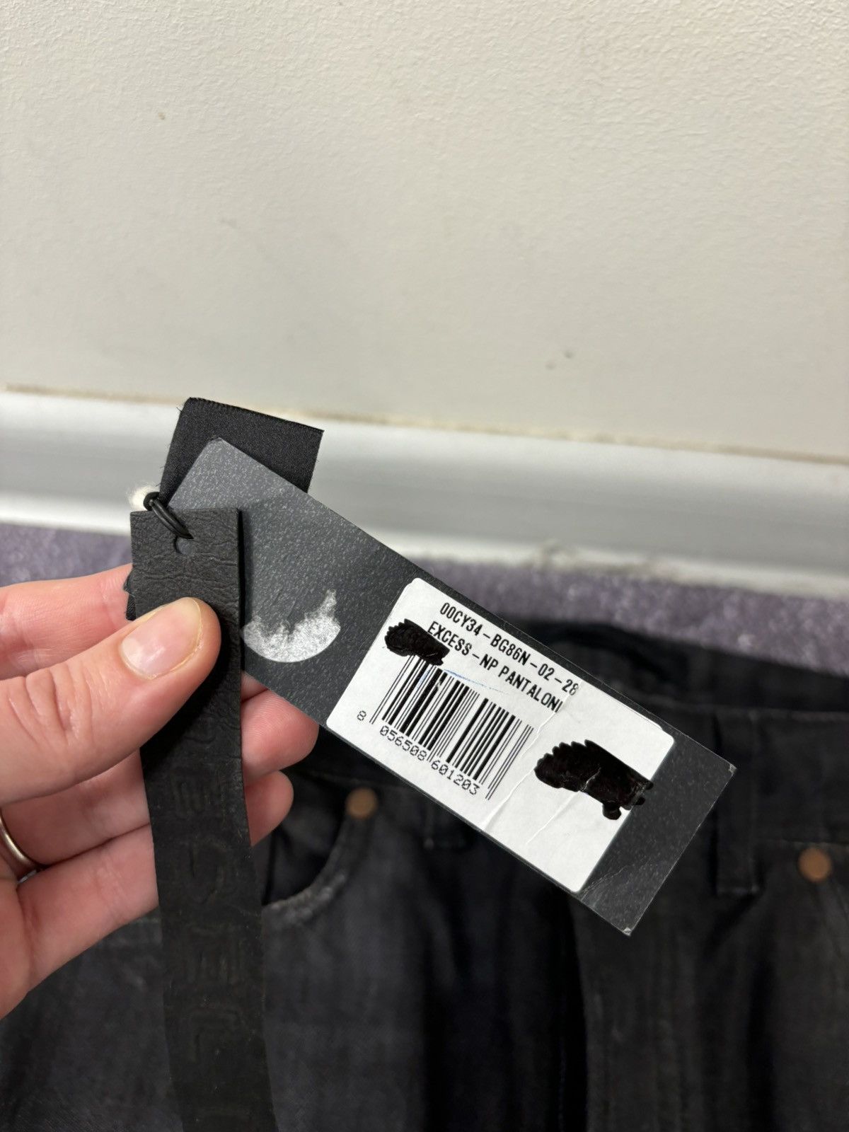 Diesel Black Gold Diesel Black Gold NWT Excess Black Straight Denim Jeans Size US 28 / EU 44 - 7 Thumbnail