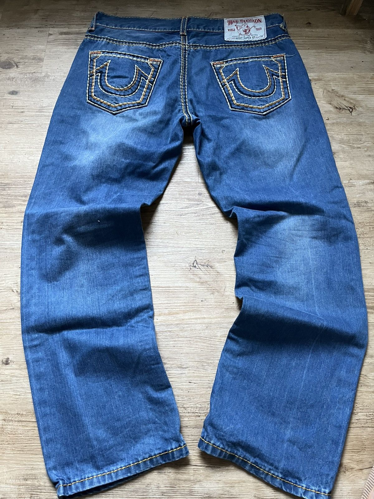 True Religion True Religion Ricky Super QT Jeans – Vintage Size US 36 / EU 52 - 1 Thumbnail
