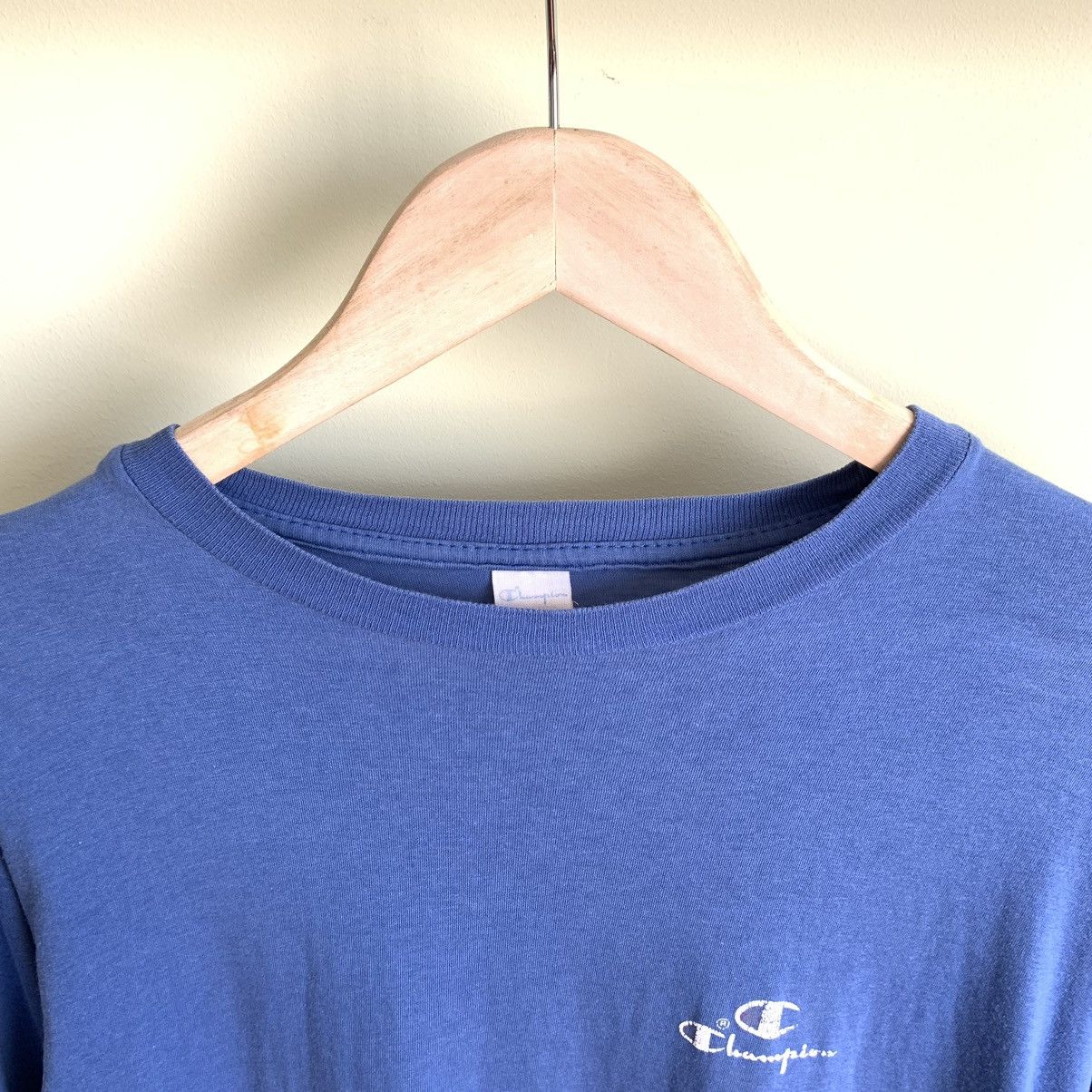 Champion Champion Double Logo Print Long Sleeve T-Shirt Vintage 80s Size XL / US 12-14 / IT 48-50 - 3 Thumbnail