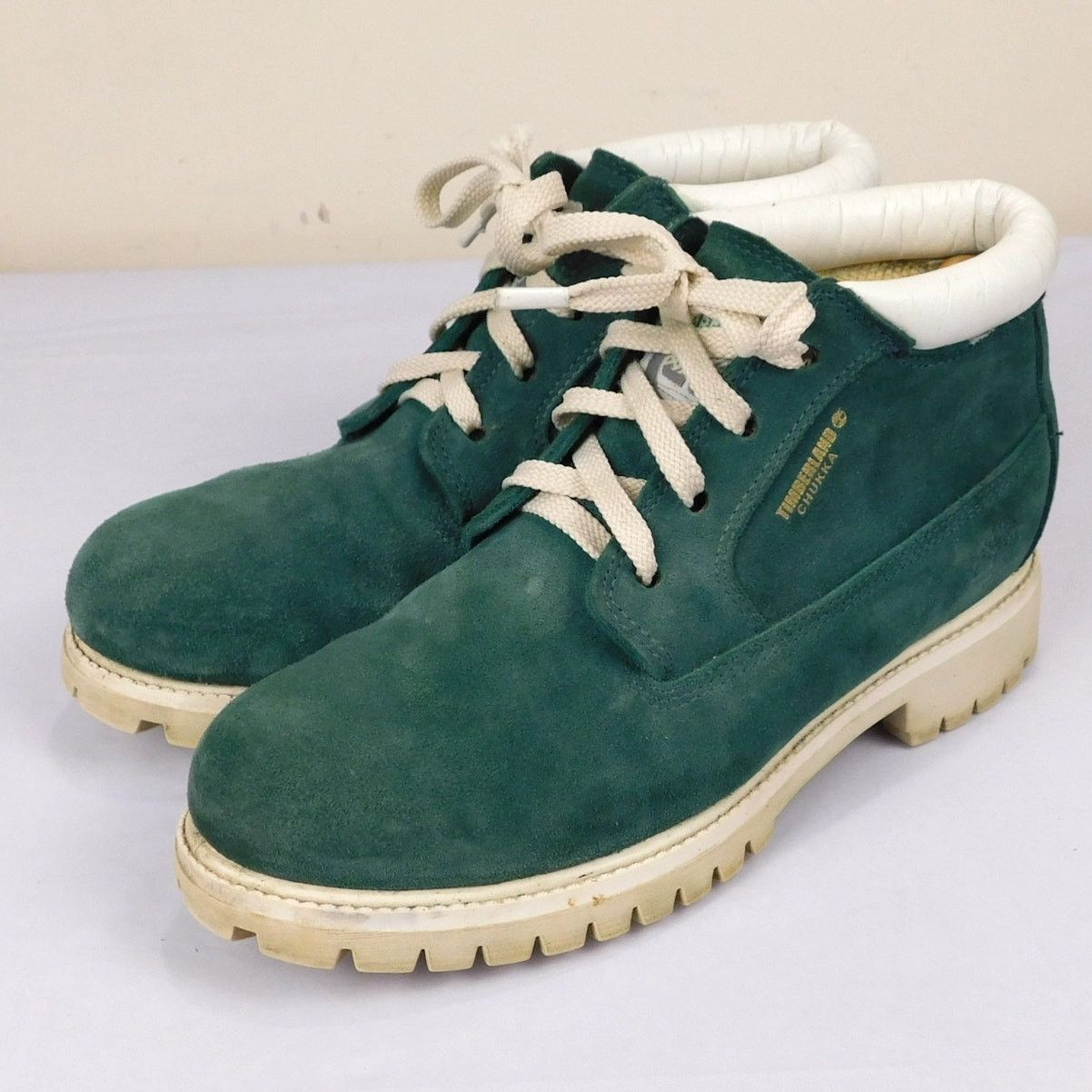 Timberland Timberland Green Suede Chukka Boots Sz 8.5 Vintage Late 90s Size US 8.5 / EU 41-42 - 3 Thumbnail