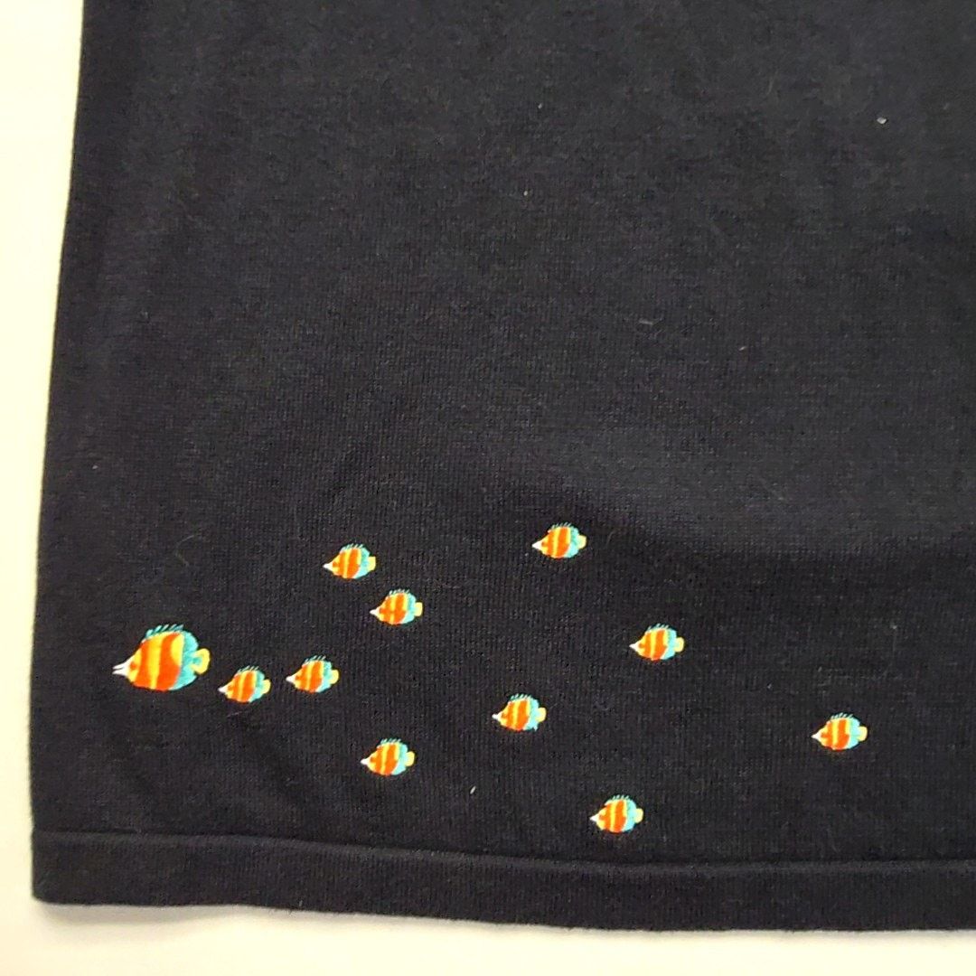 Other CJ Banks Cardigan Womens 1X Tropical Fish Embroidery Top Size L / US 10 / IT 46 - 9 Thumbnail