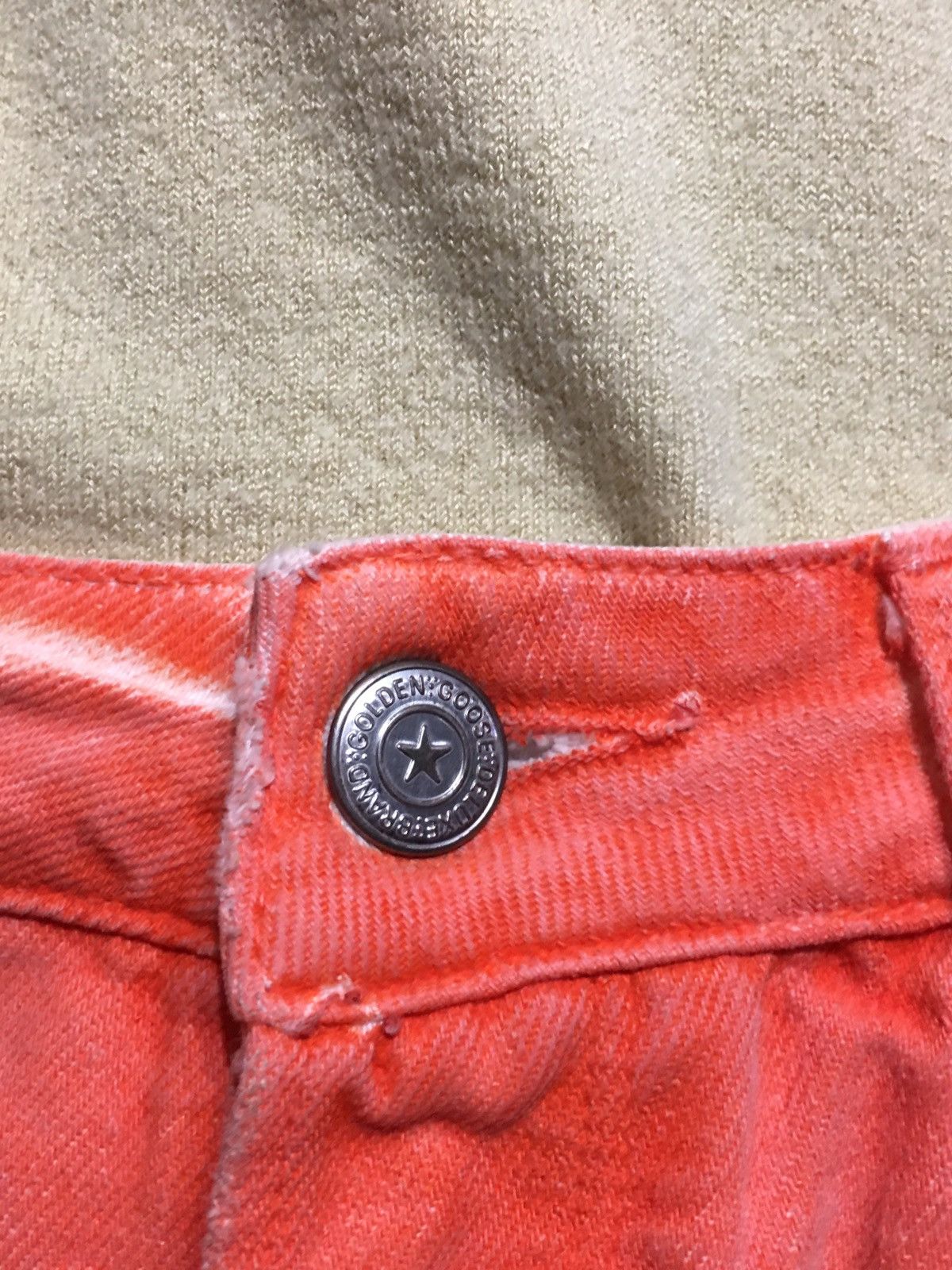 Golden Goose Golden Goose Deluxe Brand Peach White Jeans Size 30 Size 30" / US 8 / IT 44 - 6 Thumbnail