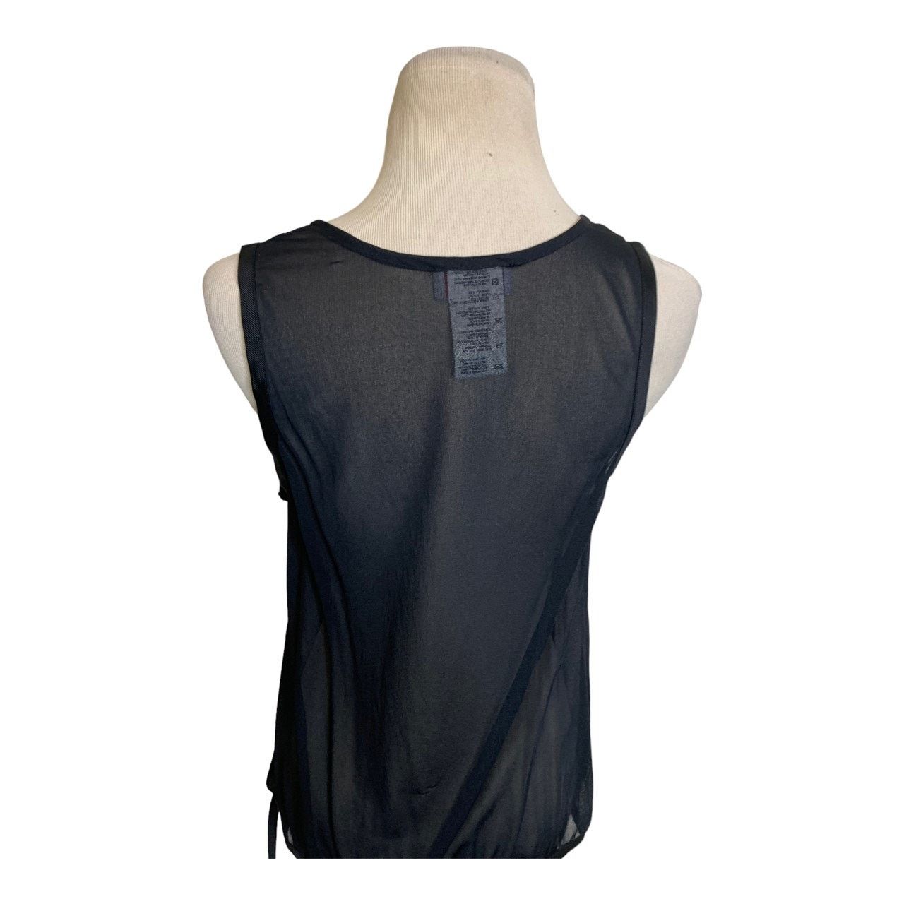 Versace Versace black v neck sleeveless sheer blouse size 44 -US 8 Size M / US 6-8 / IT 42-44 - 8 Thumbnail
