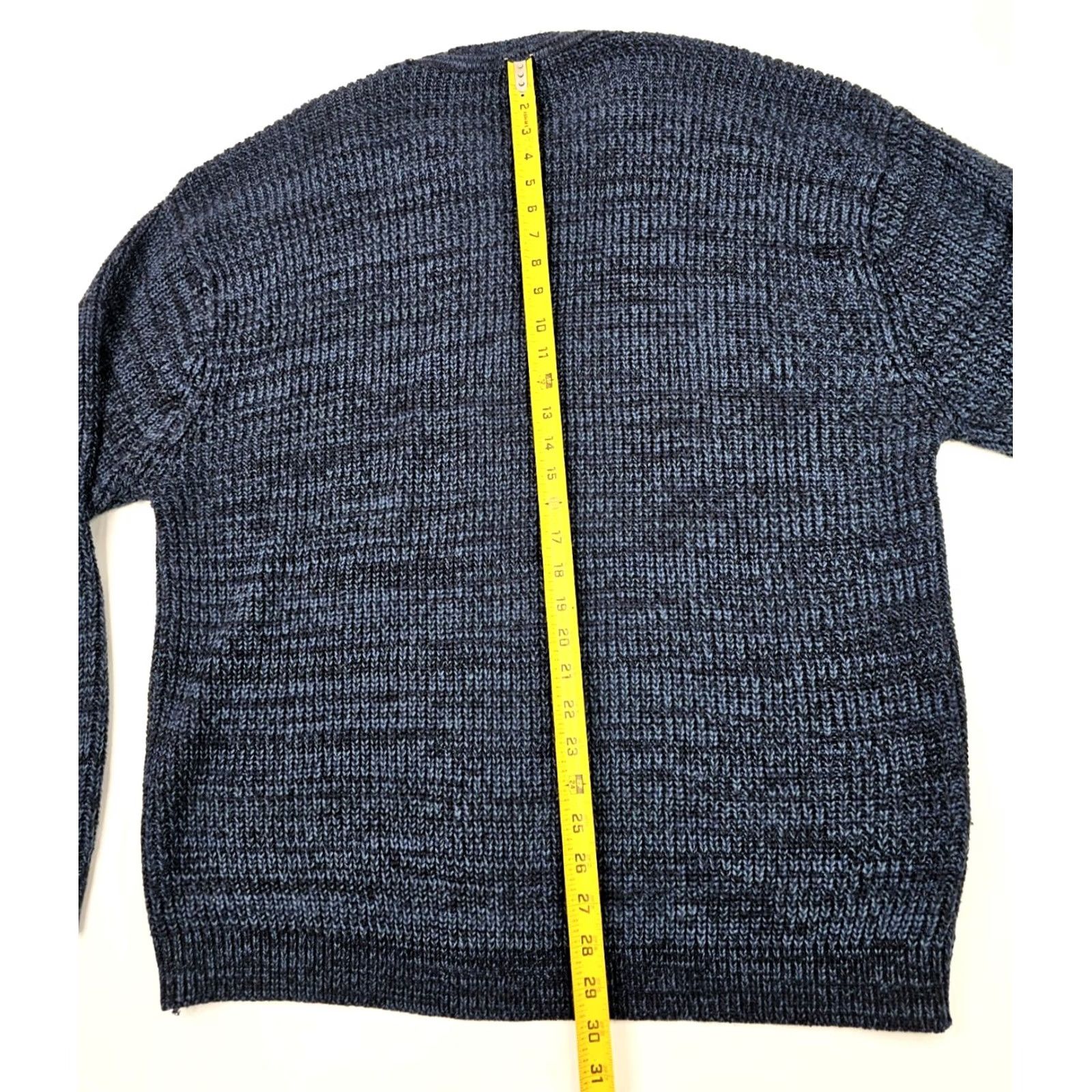 Vintage VINTAGE Penguin Munsingwear Cable Knit Pullover Sweater Men 3X Heather Blue Crew Neck Size US XXL / EU 58 / 5 - 5 Thumbnail