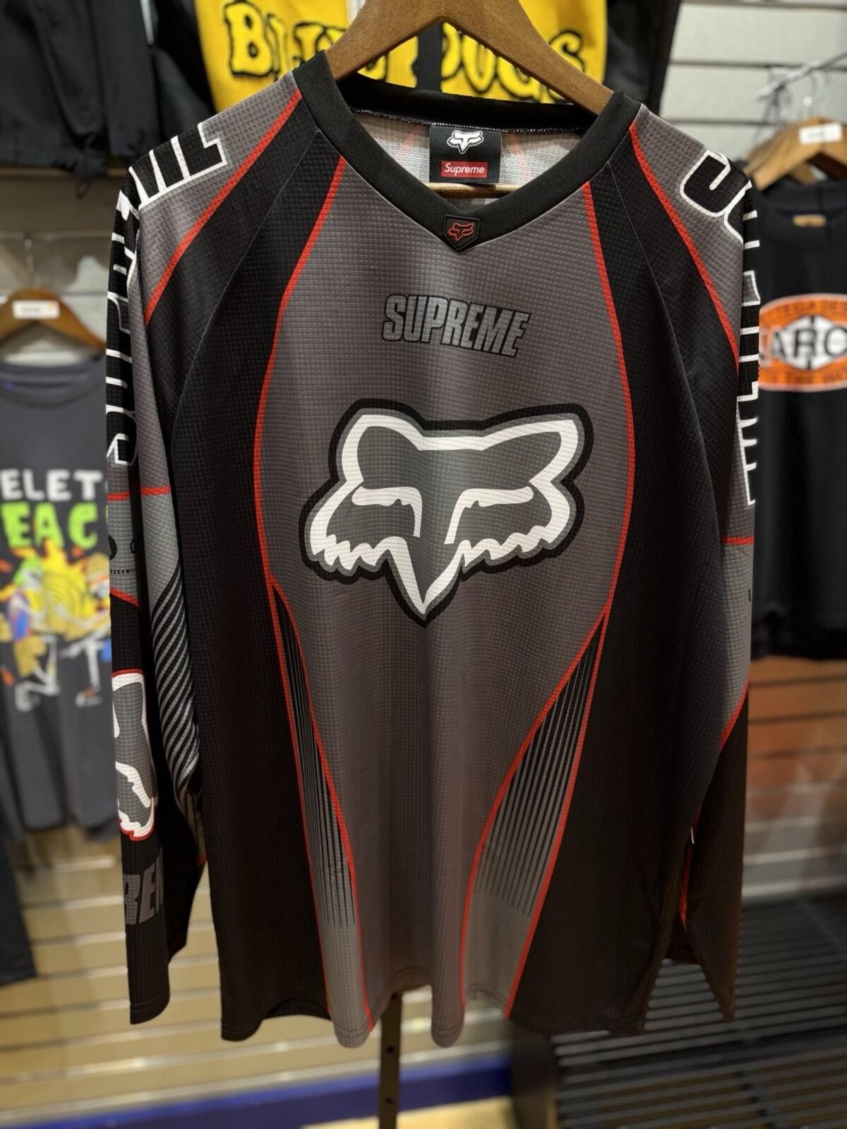 Supreme Supreme Fox Racing DMX Jersey Black SIZE (XL) BRAND NEW Size US XL / EU 56 / 4 - 8 Thumbnail