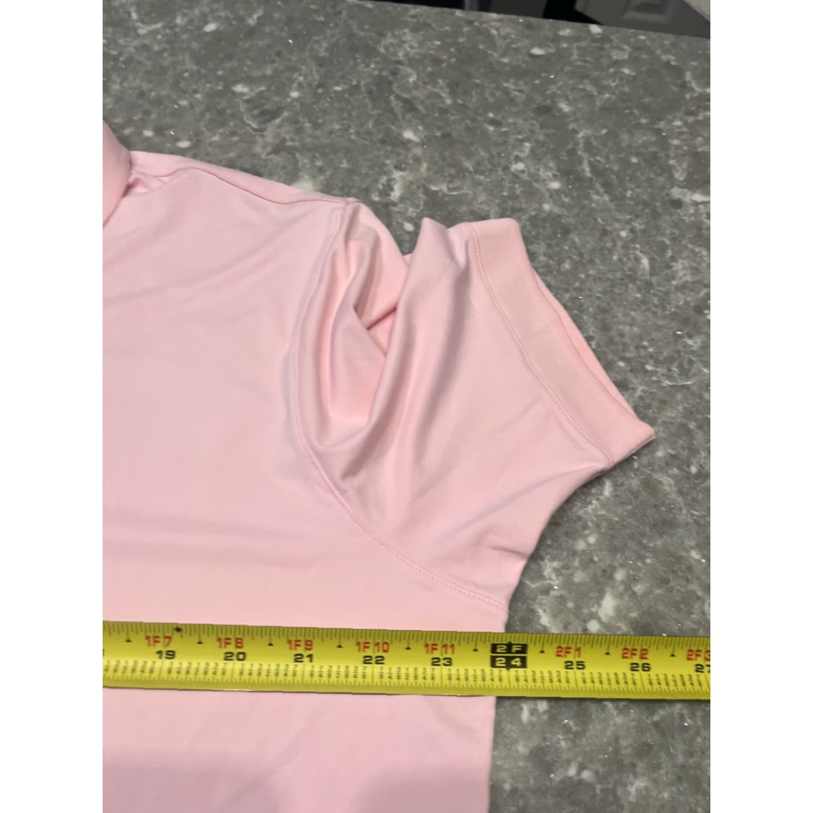 Vintage Glenmuir 1891 Polo Shirt Golf Shirt Mens XL Pink Short Sleeve Quick Dry Performance 100% Polyester Jersey Polo Logo Classic Slim Fit Golf Mens XL Pink Size US XL / EU 56 / 4 - 5 Thumbnail
