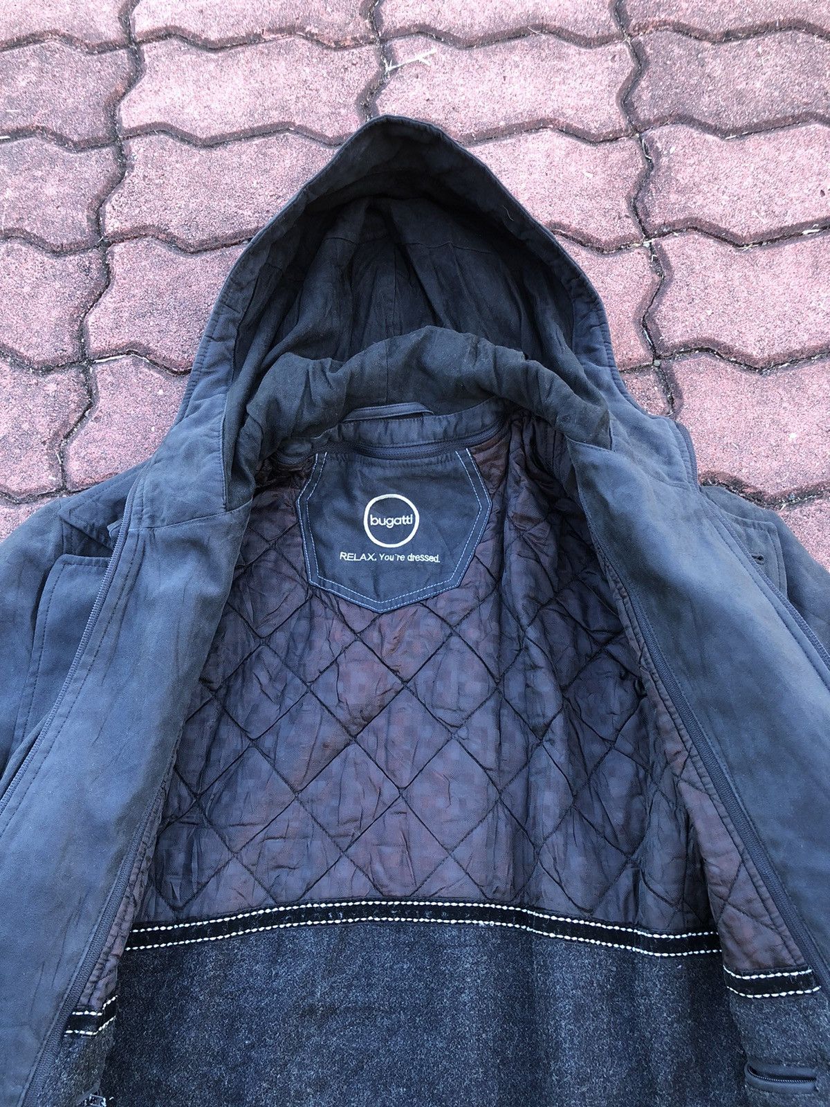 Bugatti × Japanese Brand × Vintage Vintage Buggati Hirmer Long Jacket Coat Size US L / EU 52-54 / 3 - 19 Thumbnail