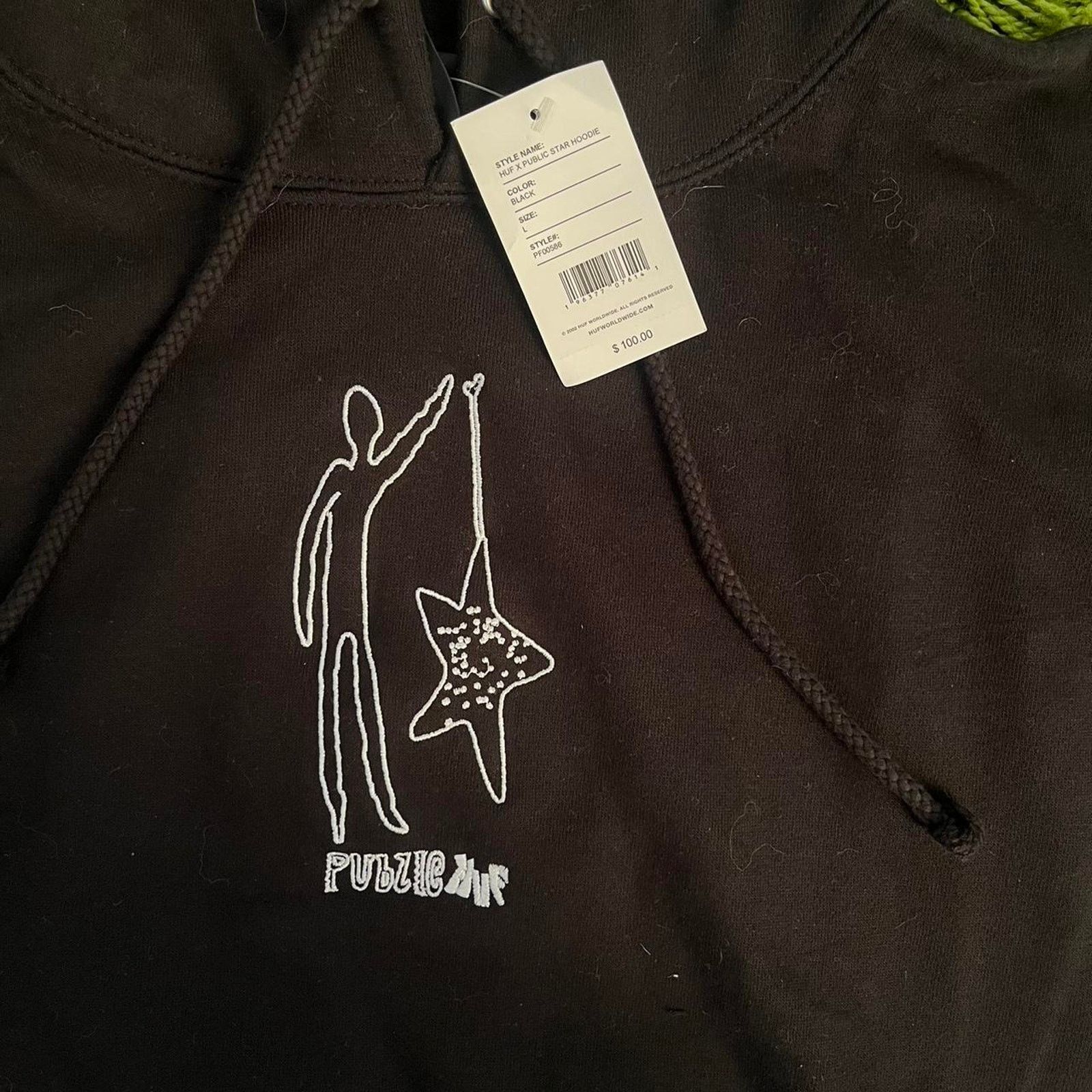 Huf Huf x public hoodie brand Size US L / EU 52-54 / 3 - 3 Thumbnail