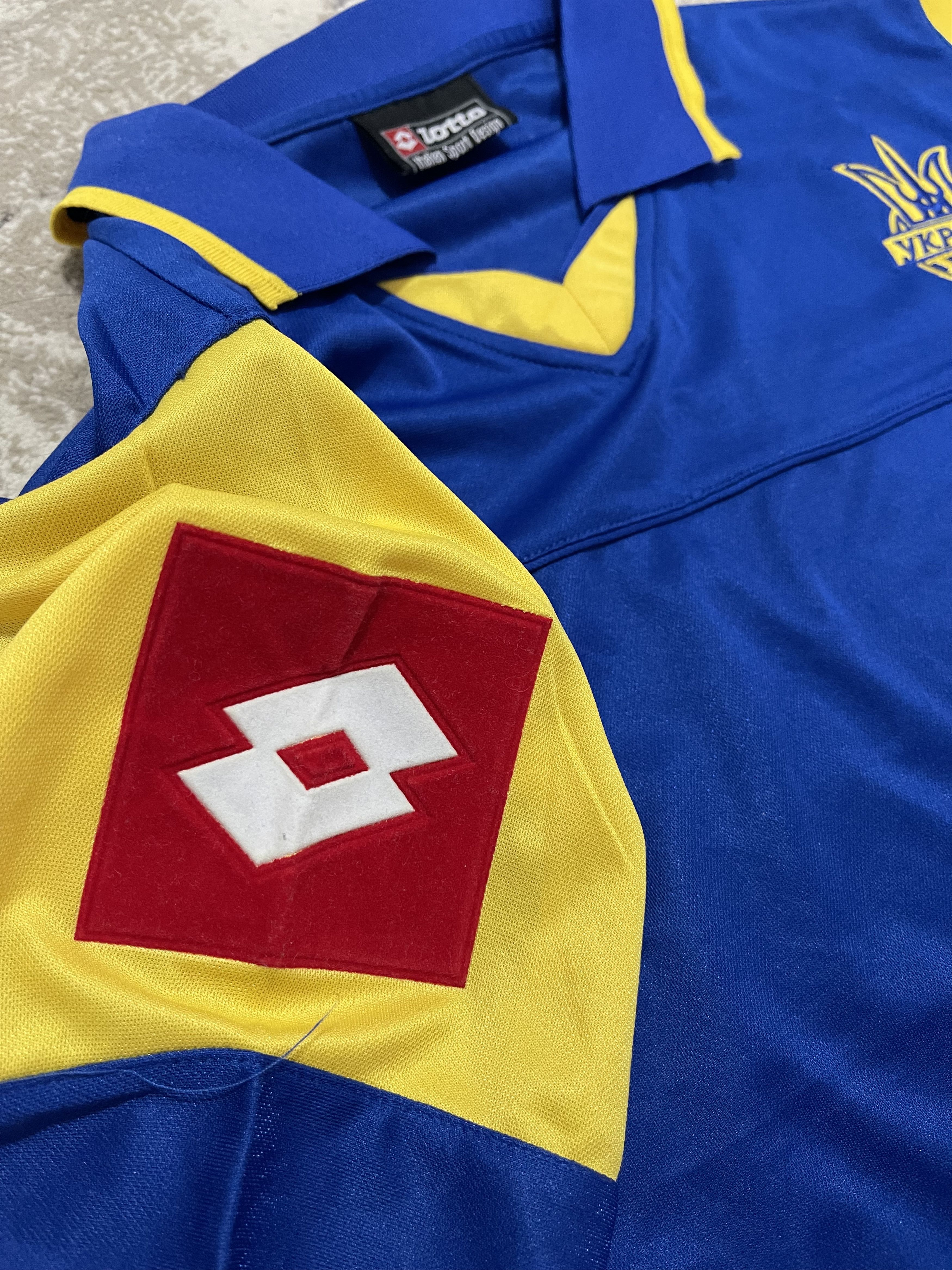 Lotto Sport Vintage Lotto Ukraine Jersey M 2004–06 Blue Yellow Size US M / EU 48-50 / 2 - 3 Thumbnail