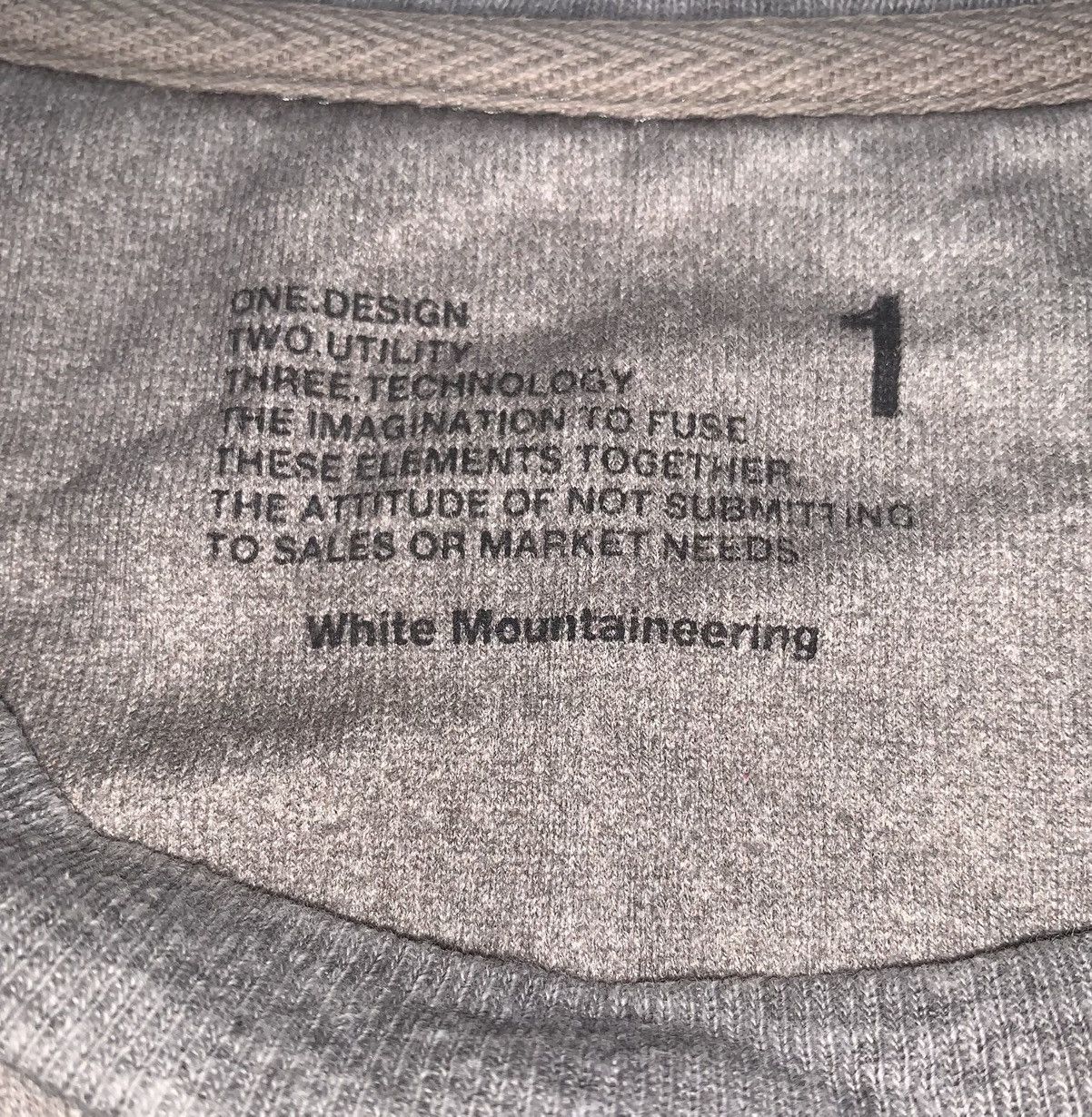 White Mountaineering White Mountaineering Printed Tshirt Size US S / EU 44-46 / 1 - 5 Thumbnail