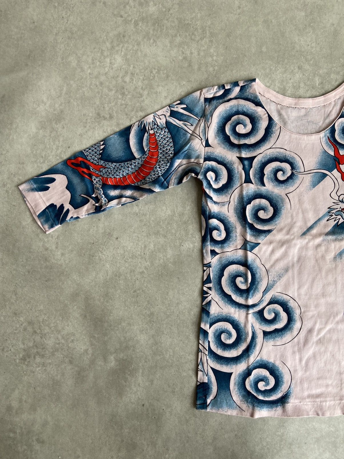 Beauty Beast × If Six Was Nine × Japanese Brand Japanese Dragon 90s AOP Raglan Kimono Dragon Style Size US M / EU 48-50 / 2 - 4 Thumbnail