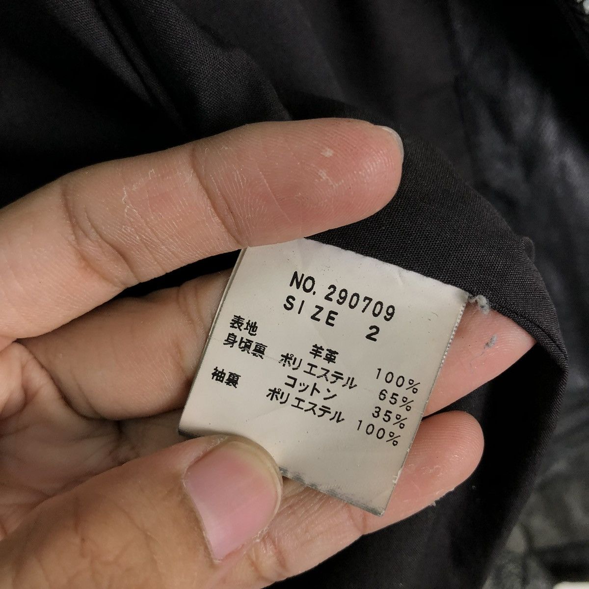 Genuine Leather 🔥VINTAGE FLY LEATHER JACKET CAFE RACER DOUBLE BREAST Size US S / EU 44-46 / 1 - 19 Thumbnail