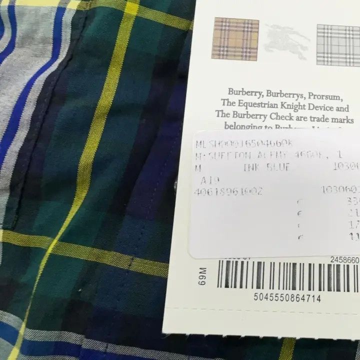 Burberry Burberry Burberry Plaid Print Long Sleeve Shirt for Men-25 Size US M / EU 48-50 / 2 - 5 Thumbnail