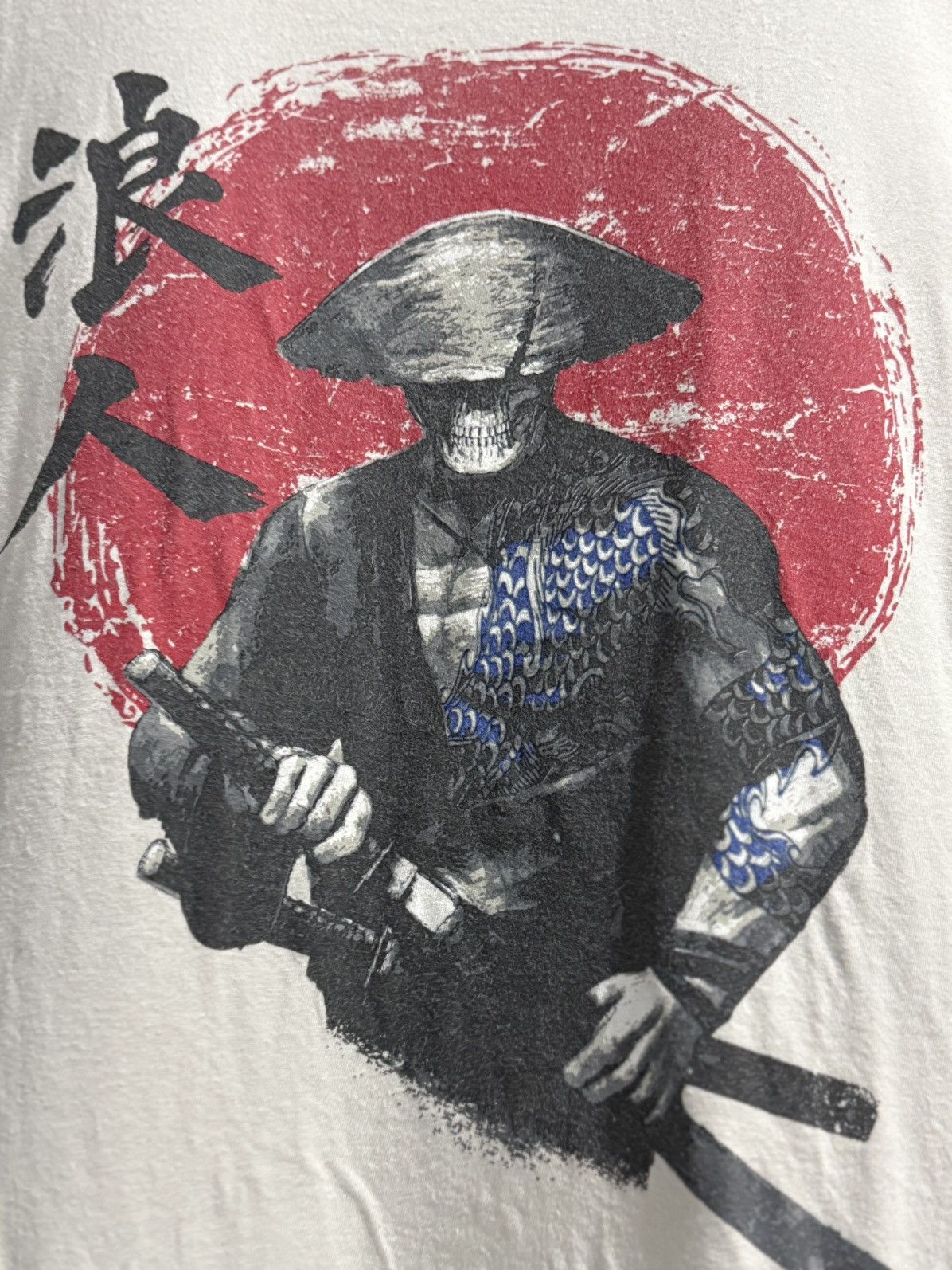 Anime Japanese Samurai Warrior Ronin Anime Faded Tee Size US XL / EU 56 / 4 - 2 Thumbnail