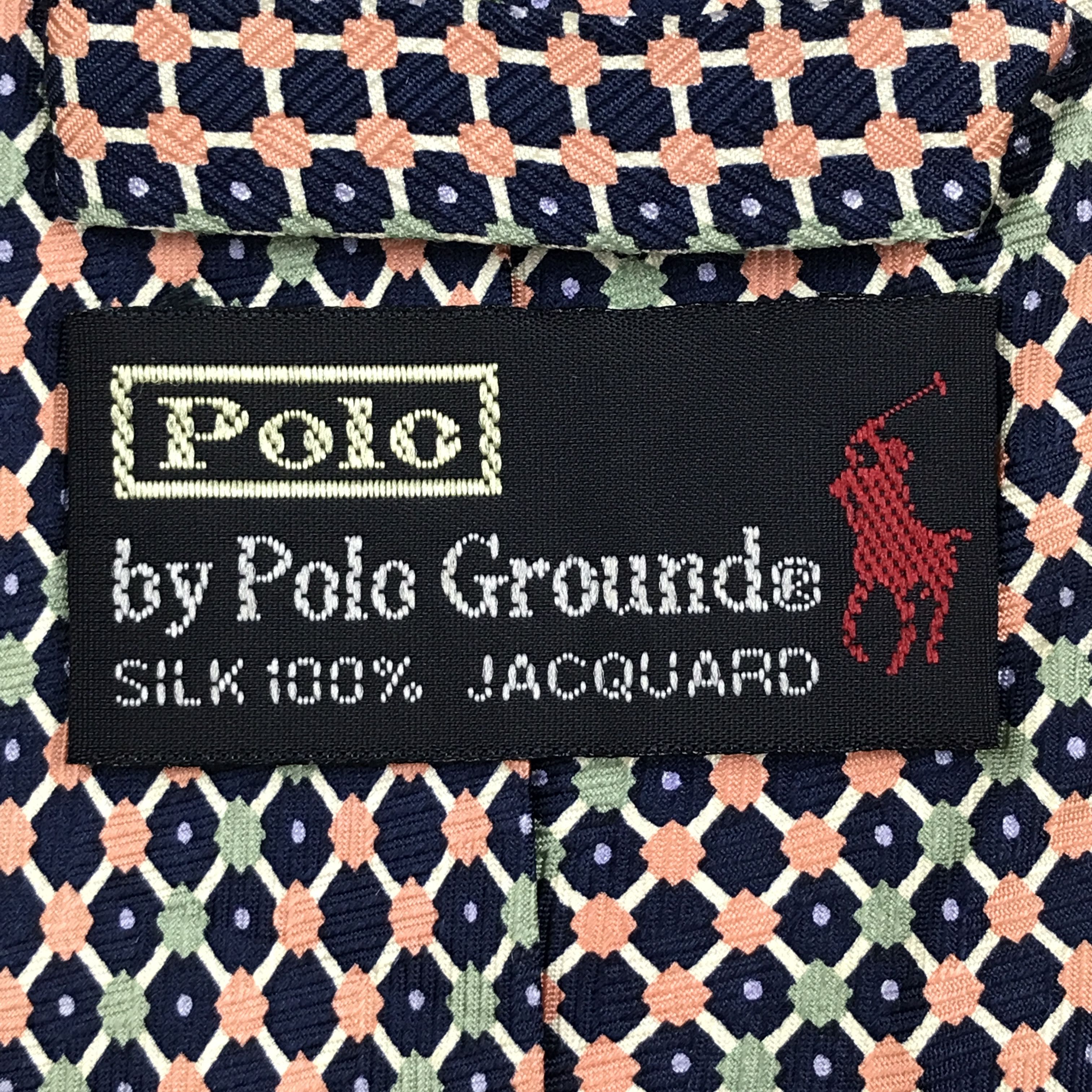 Designer × Polo Ralph Lauren × Vintage Vintage Polo By Polo Ground Silk Necktie Size ONE SIZE - 6 Thumbnail