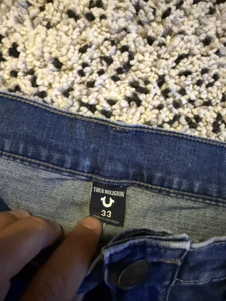 True Religion True Religion Biker Jeans Size US 33 - 2 Thumbnail