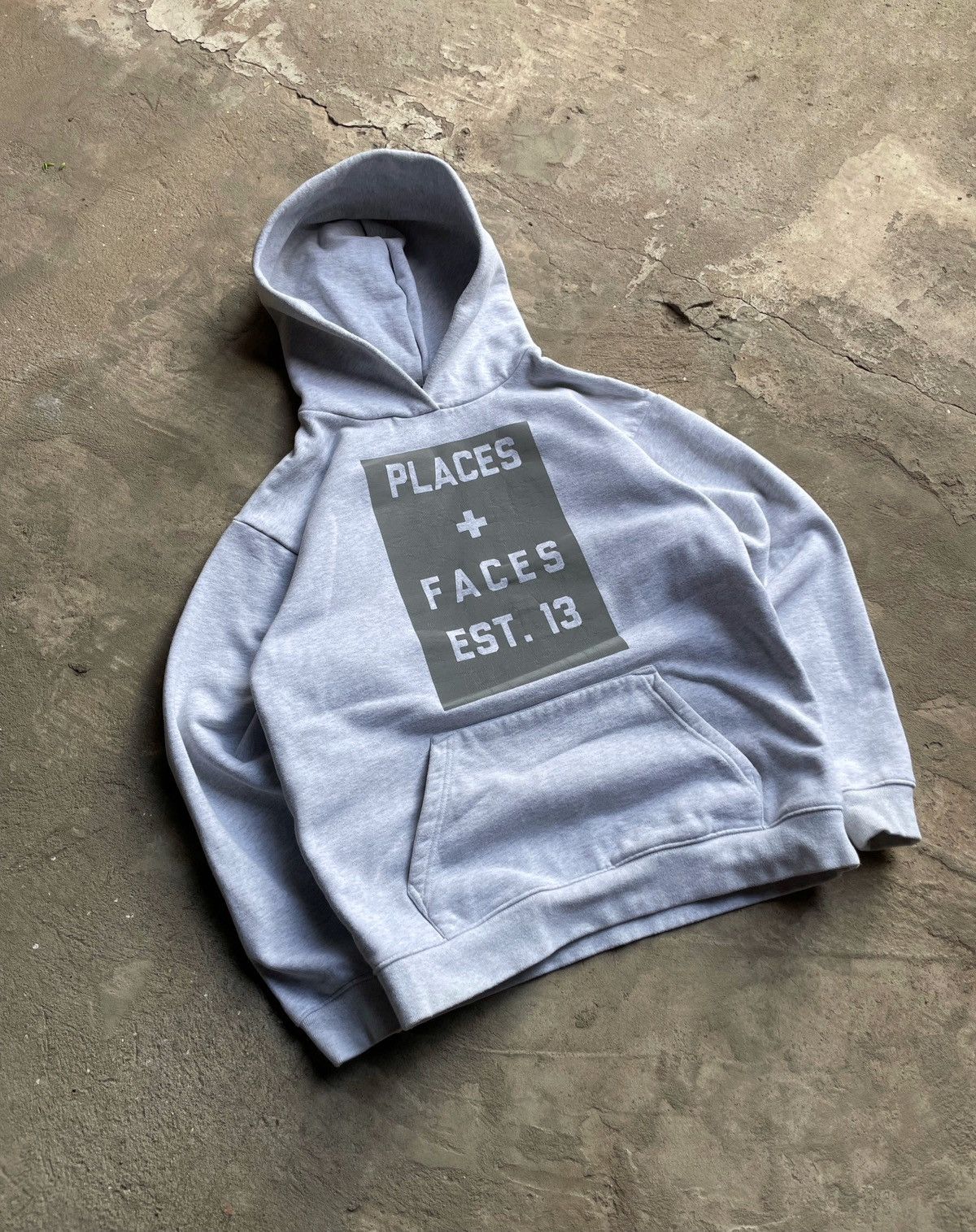 Japanese Brand × Places + Faces Vintage Places + Faces Big Logo Reflective Rare Hoodie Size US M / EU 48-50 / 2 - 2 Thumbnail