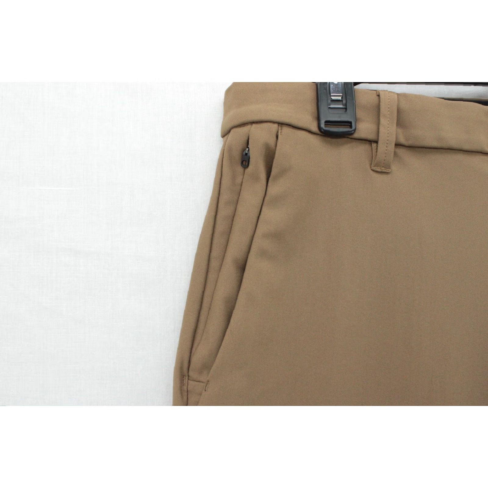 Vintage 7 Diamonds Infinity Chino Pants Mens 36x26 Dark Tan Brown Performance Slim Fit Size US 36 / EU 52 - 4 Thumbnail