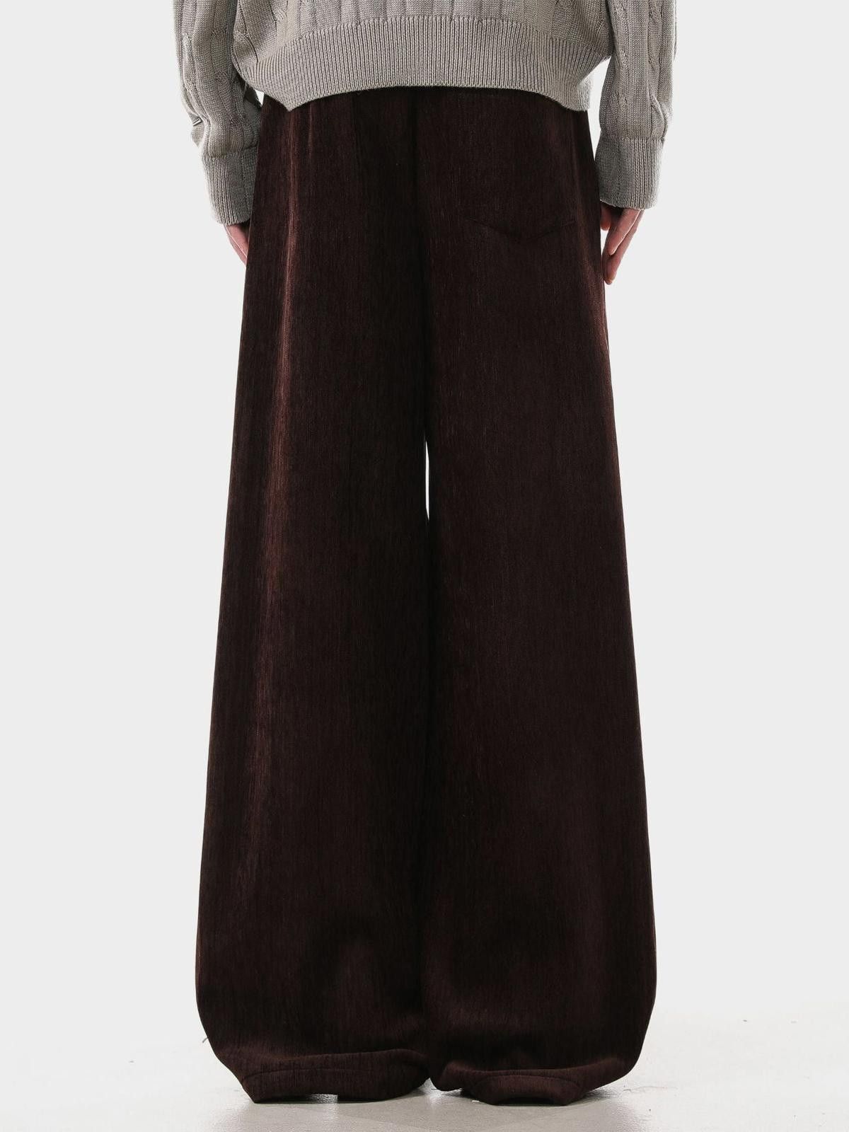 Vintage Beige Wide Leg Corduroy Pants, Baggy Fit Size US 32 / EU 48 - 5 Thumbnail