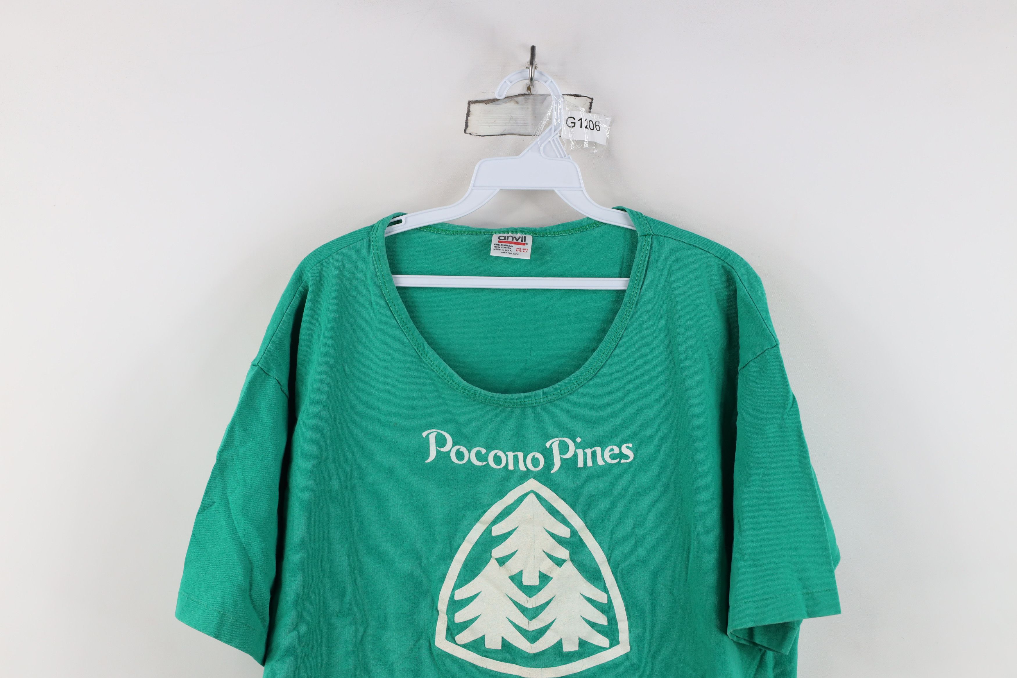 Vintage Vintage 90s Spell Pocono Pines Night Gown Sleep T-Shirt USA Size ONE SIZE - 2 Thumbnail