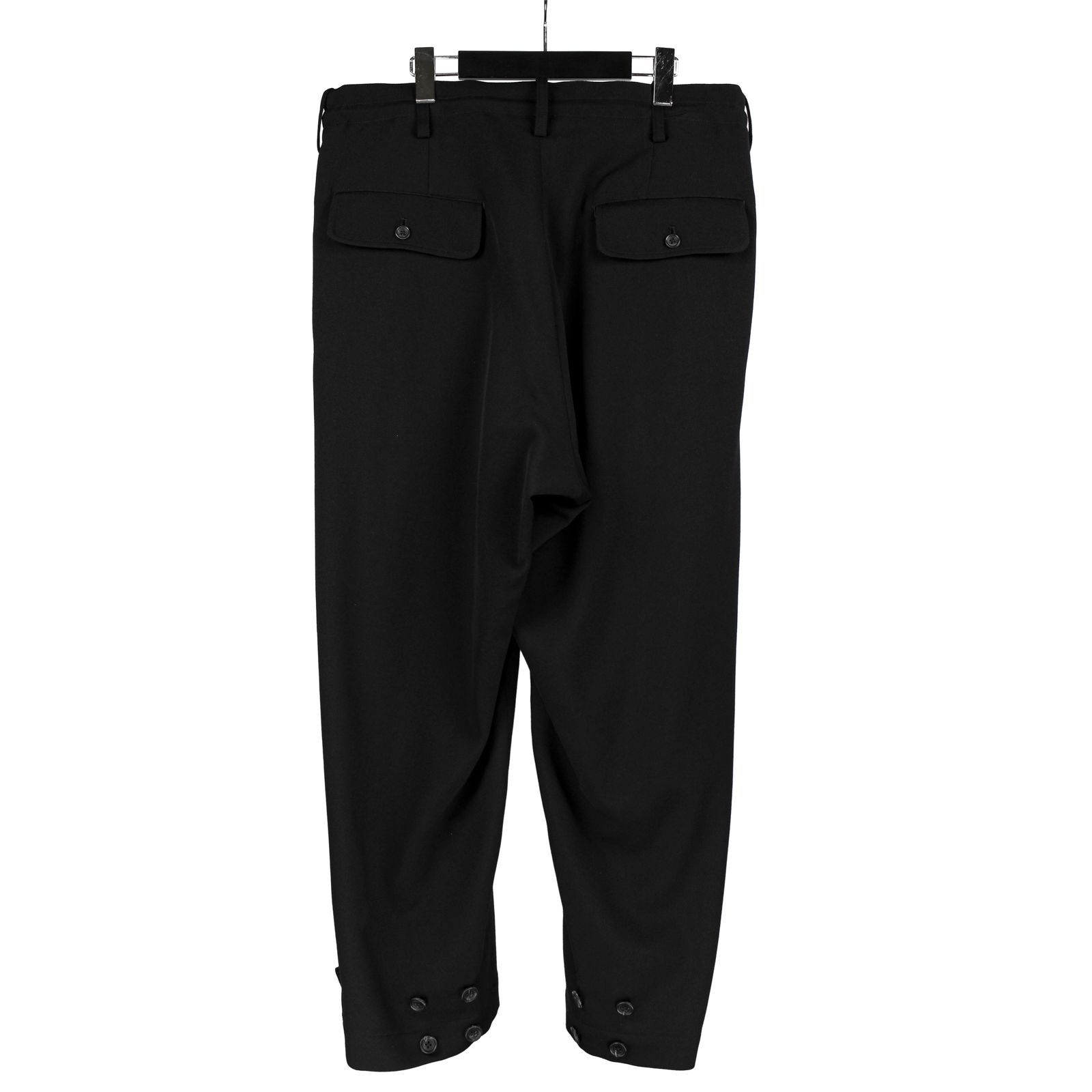 Yohji Yamamoto Yohji Yamamoto Pour Homme - 2 Tabs Hem Pants Size US 32 / EU 48 - 3 Thumbnail