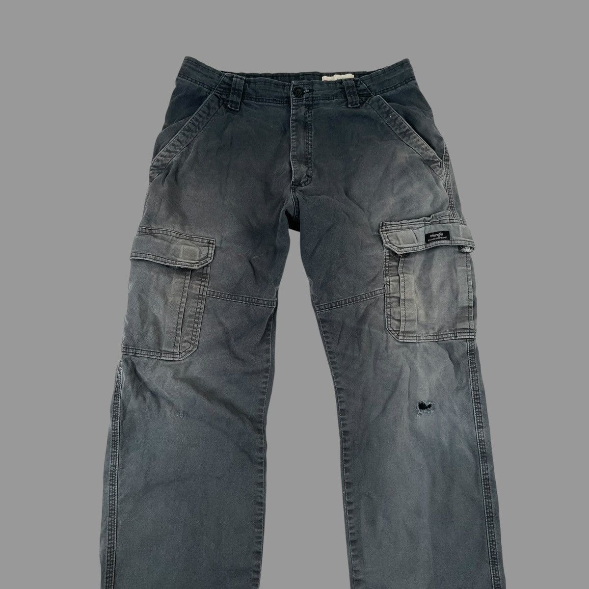 Vintage × Wrangler Vintage 90s faded wrangler cargo pants Size US 30 / EU 46 - 2 Thumbnail