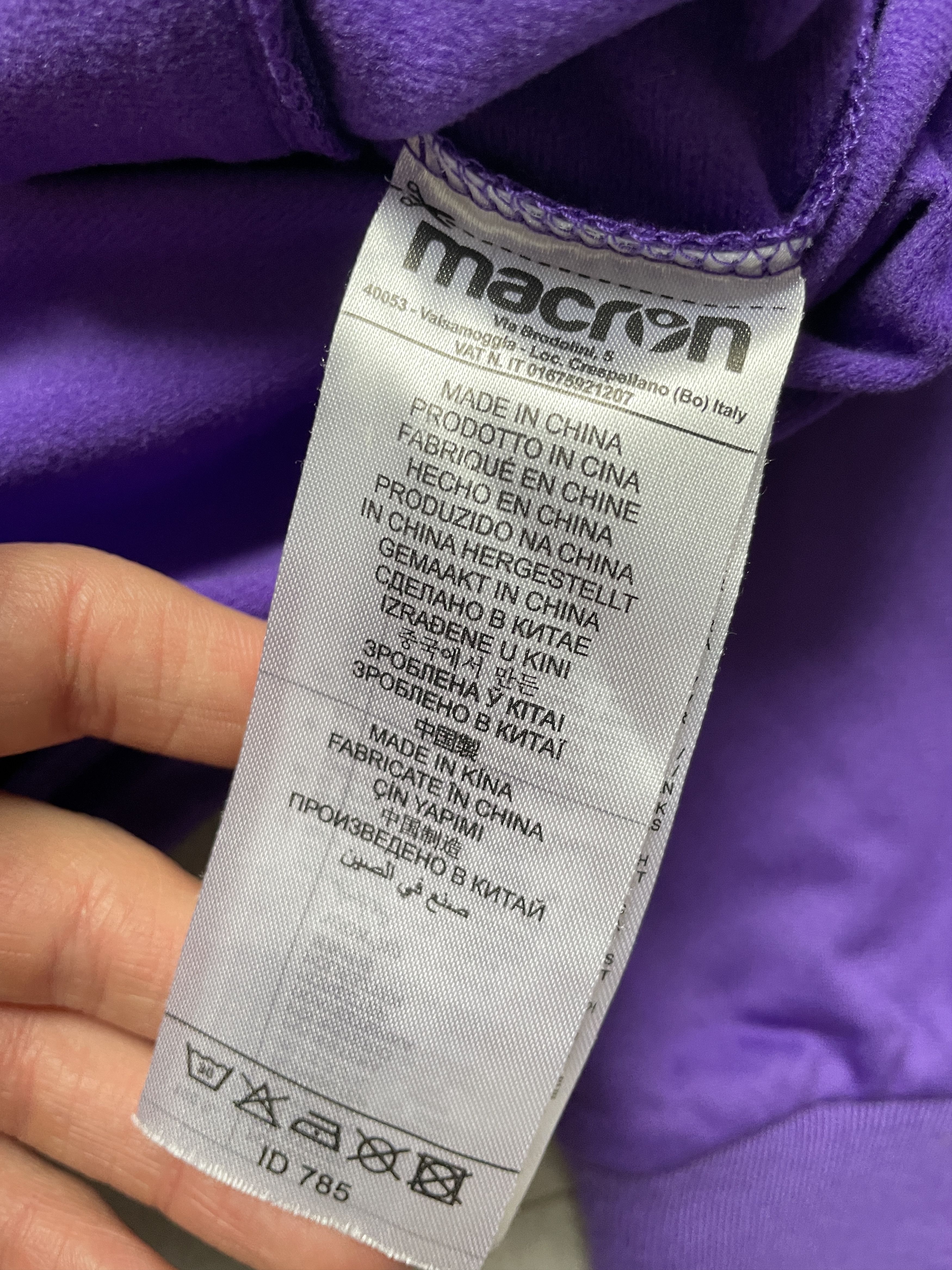 Macron STOKE CITY MARCON ZIP TRACKTOP BLOKECORE SOCCER Size US S / EU 44-46 / 1 - 5 Thumbnail