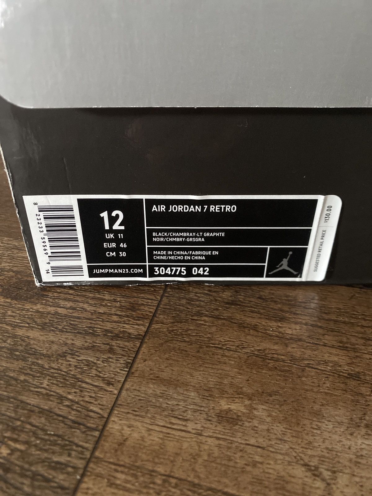 Jordan Brand Air Jordan 7 Retro Chambray (2006) Size US 12 / EU 45 - 8 Thumbnail