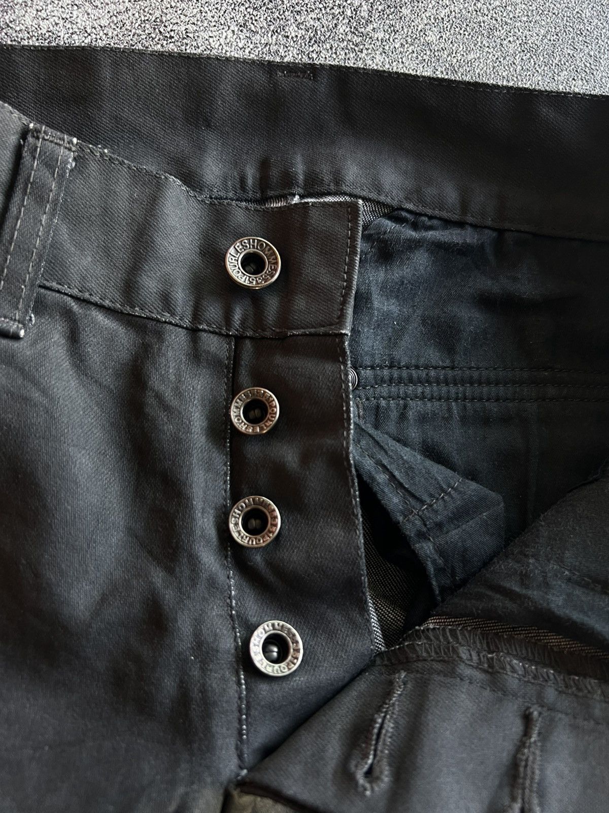 5351 POUR LES HOMMES 5351 Pour Les Hommes Waxed Cargo Pants Size US 28 / EU 44 - 10 Thumbnail