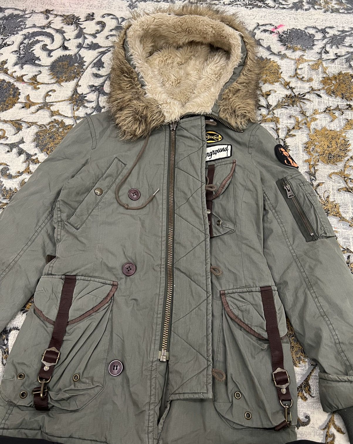 Hysteric Glamour HYSTERIC GLAMOUR MULTIPOCKET JAPANESE BRAND PARKA JACKET Size US M / EU 48-50 / 2 - 15 Thumbnail