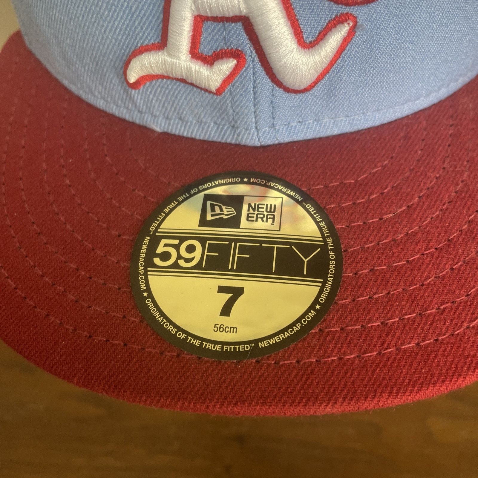 New Era New Era 59FIFTY Oakland Athletics Fitted Cap Size 7 5950 USA Size ONE SIZE - 3 Thumbnail