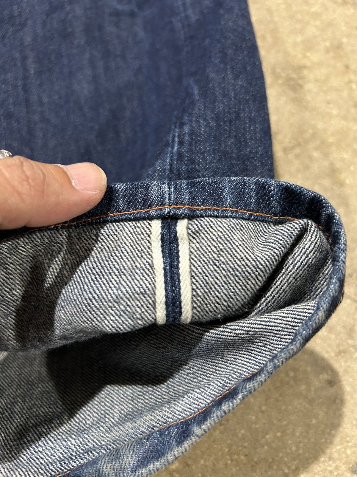 Evisu Vintage Evisu Big Print Selvedge Denim Size US 33 - 3 Thumbnail