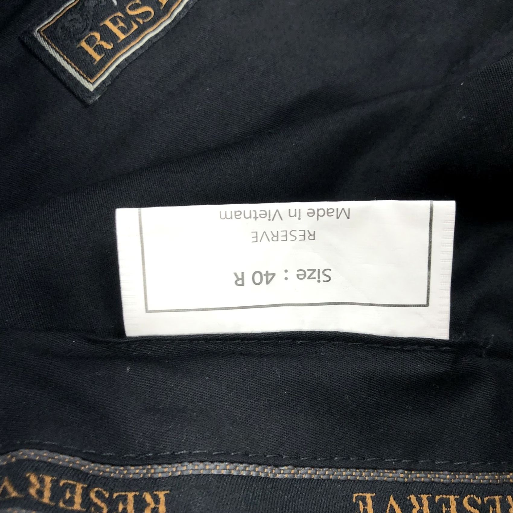 Vintage Jos A. Bank Reserve Vitale Barberis Canonico 100% Wool Dress Pants Navy 40R Men's Straight Flat Front Classic Formal Business Casual Dress Pants Men Size US 40 / EU 56 - 7 Thumbnail