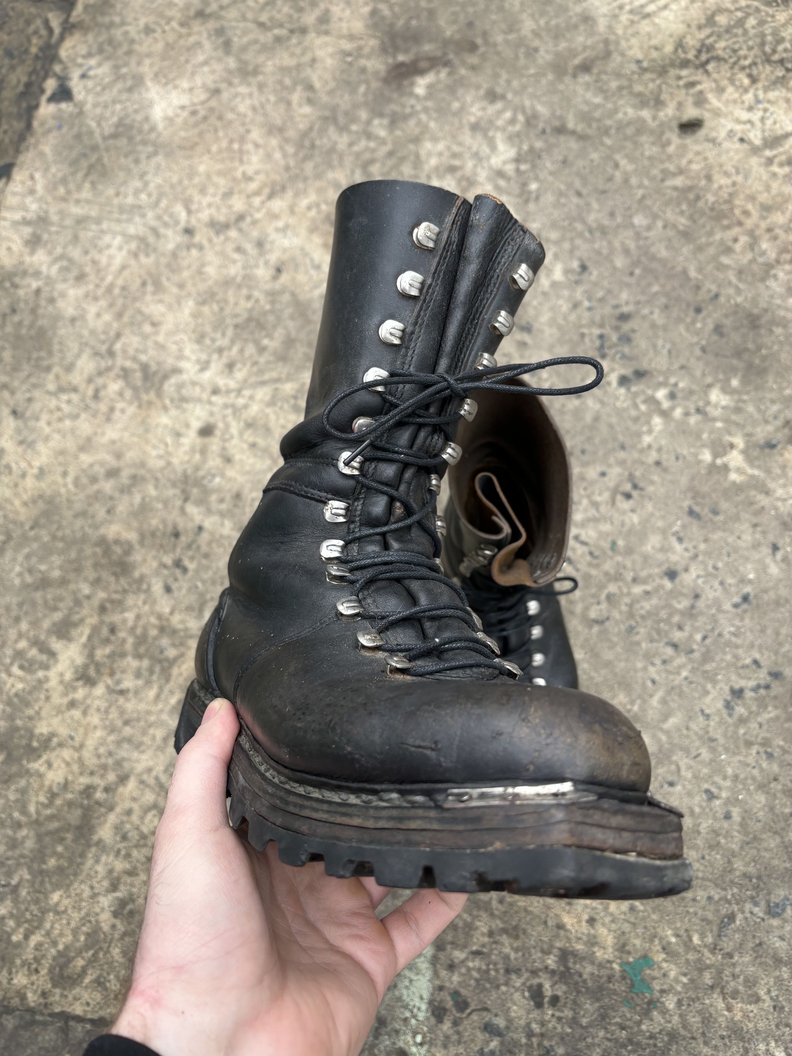 Vintage Vintage 80s Military Paratroopers High Leather Combat Boots Size US 8 / EU 41 - 4 Thumbnail