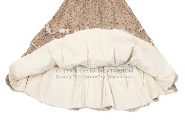 Comme des Garcons Comme Des Garcons size F Brown vintage floral design half Size 23" - 7 Thumbnail