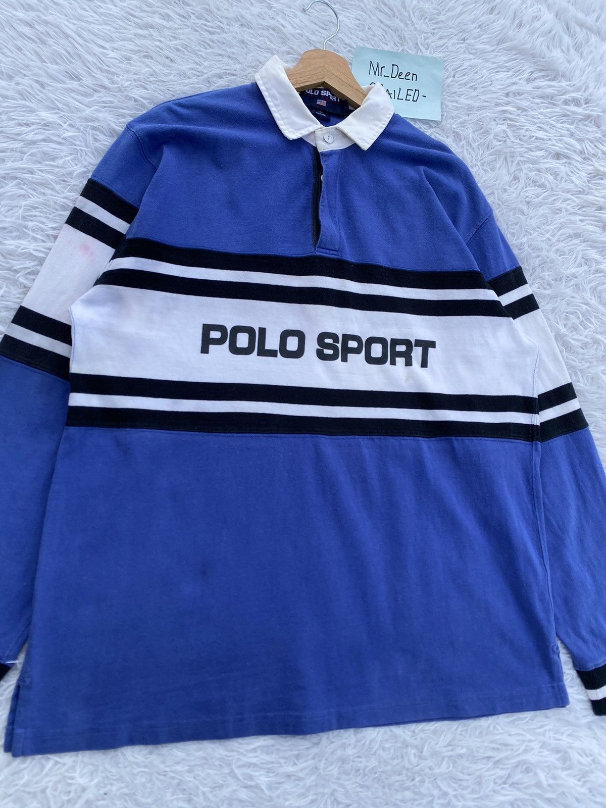 Polo Ralph Lauren Rare Vintage Polo Sport Ralph Lauren Long Sleeve Shirt Size US L / EU 52-54 / 3 - 6 Thumbnail