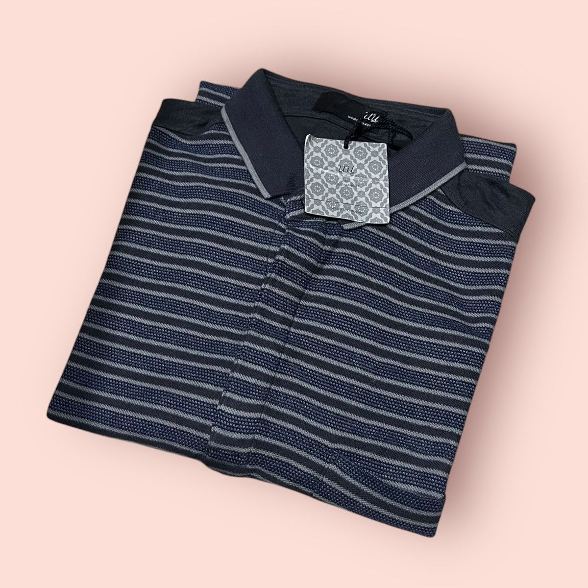 Jun Takahashi RARE JUN TAKAHASHI UNDERCOVER X UNIQLO POCKET STRIPED POLO Size US L / EU 52-54 / 3 - 6 Thumbnail