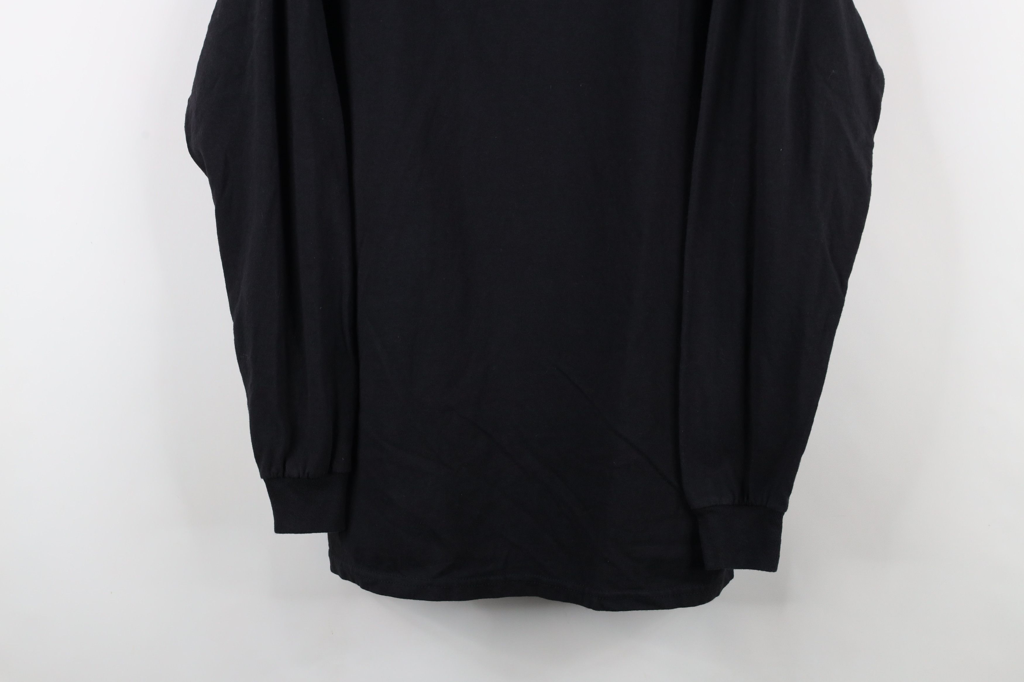 Vintage Vintage 90s Streetwear Long Sleeve T-Shirt Black Cotton Size US L / EU 52-54 / 3 - 3 Thumbnail