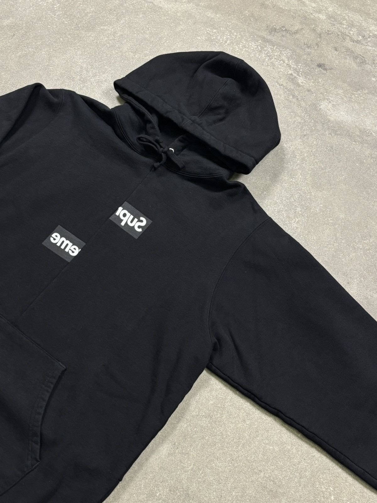 Supreme x Comme des Garçons Split Box Logo Hooded Sweatshirt