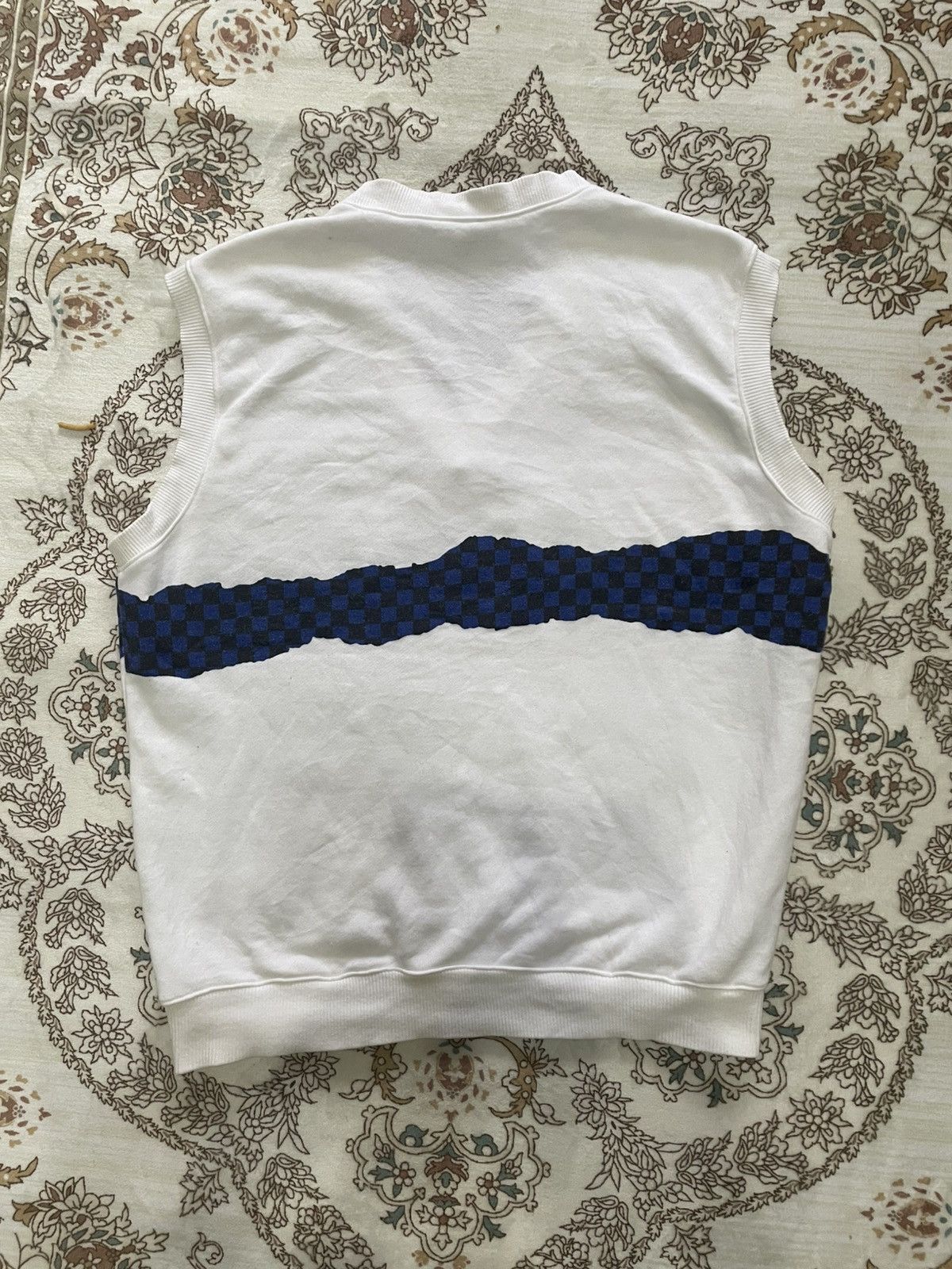Nike 80s Vintage Nike John McEnroe Checkerboard Vest Sweat Size US M / EU 48-50 / 2 - 7 Thumbnail