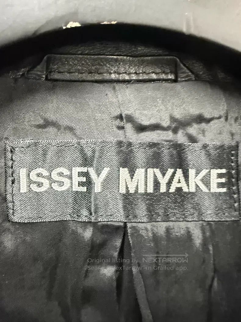 Issey Miyake Issey Miyake Leather Wrinkled Loose Jacket Size US M / EU 48-50 / 2 - 6 Thumbnail