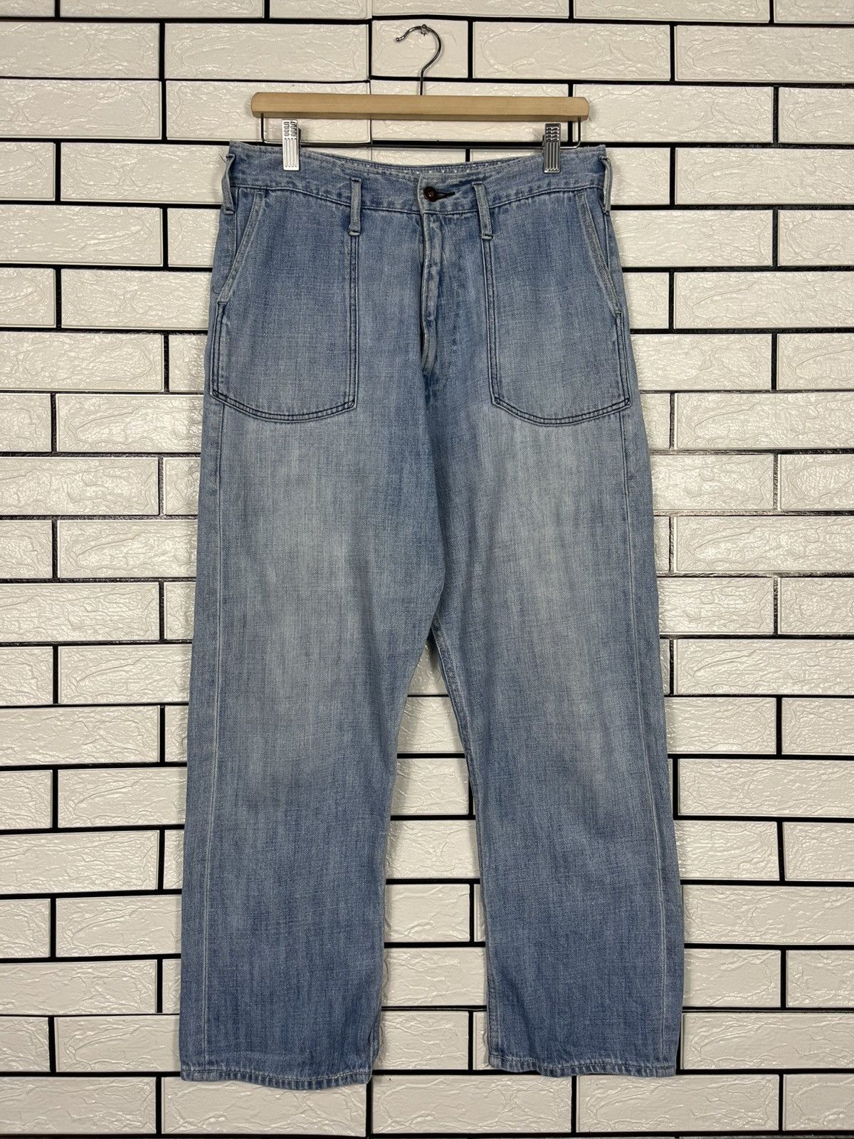 Japanese Brand Vintage Japanese Designer Workers Denim Size US 32 / EU 48 - 1 Thumbnail