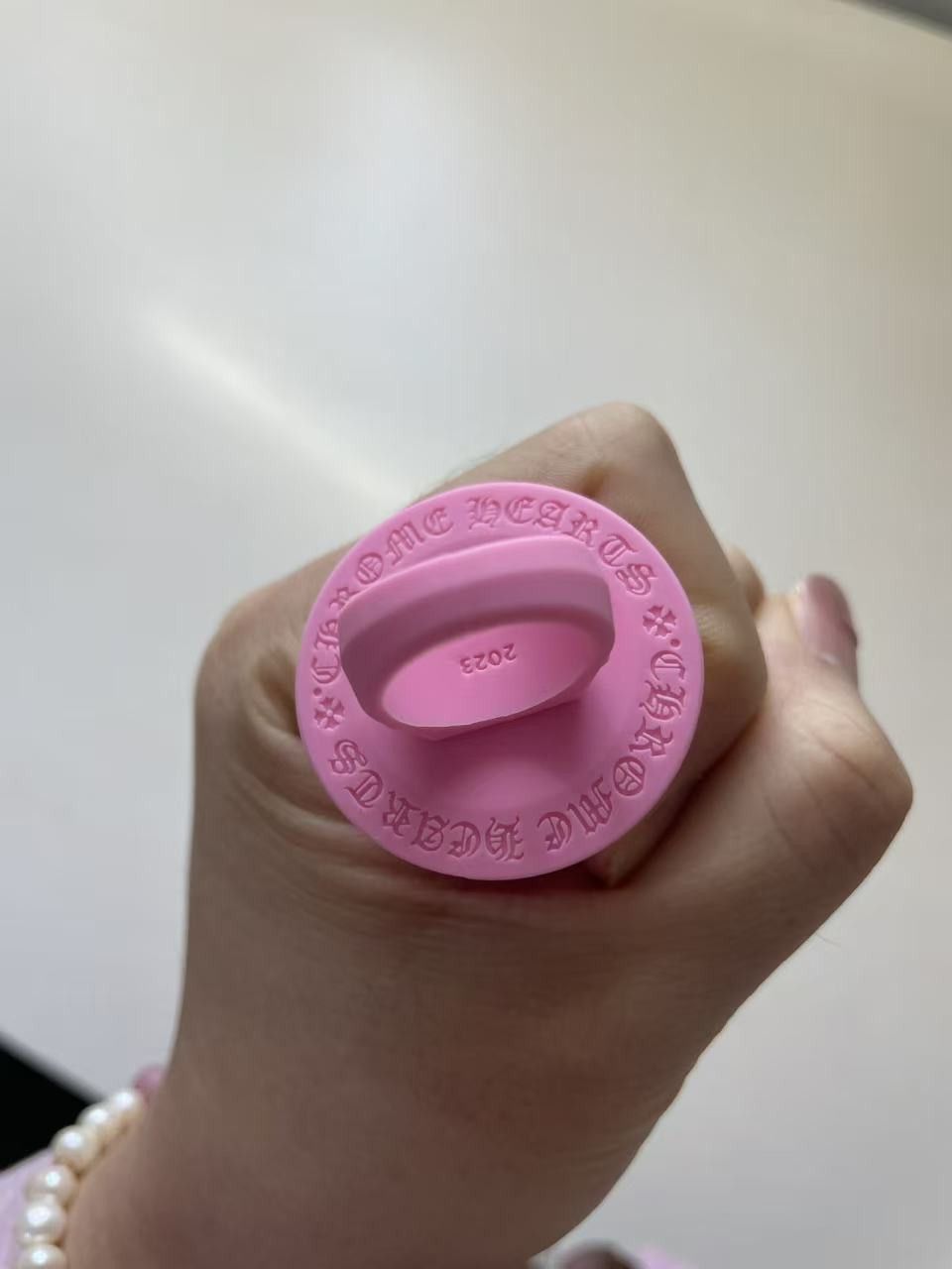 Chrome Hearts Chrome Hearts Pink Resin Pop Ring Size ONE SIZE - 6 Thumbnail