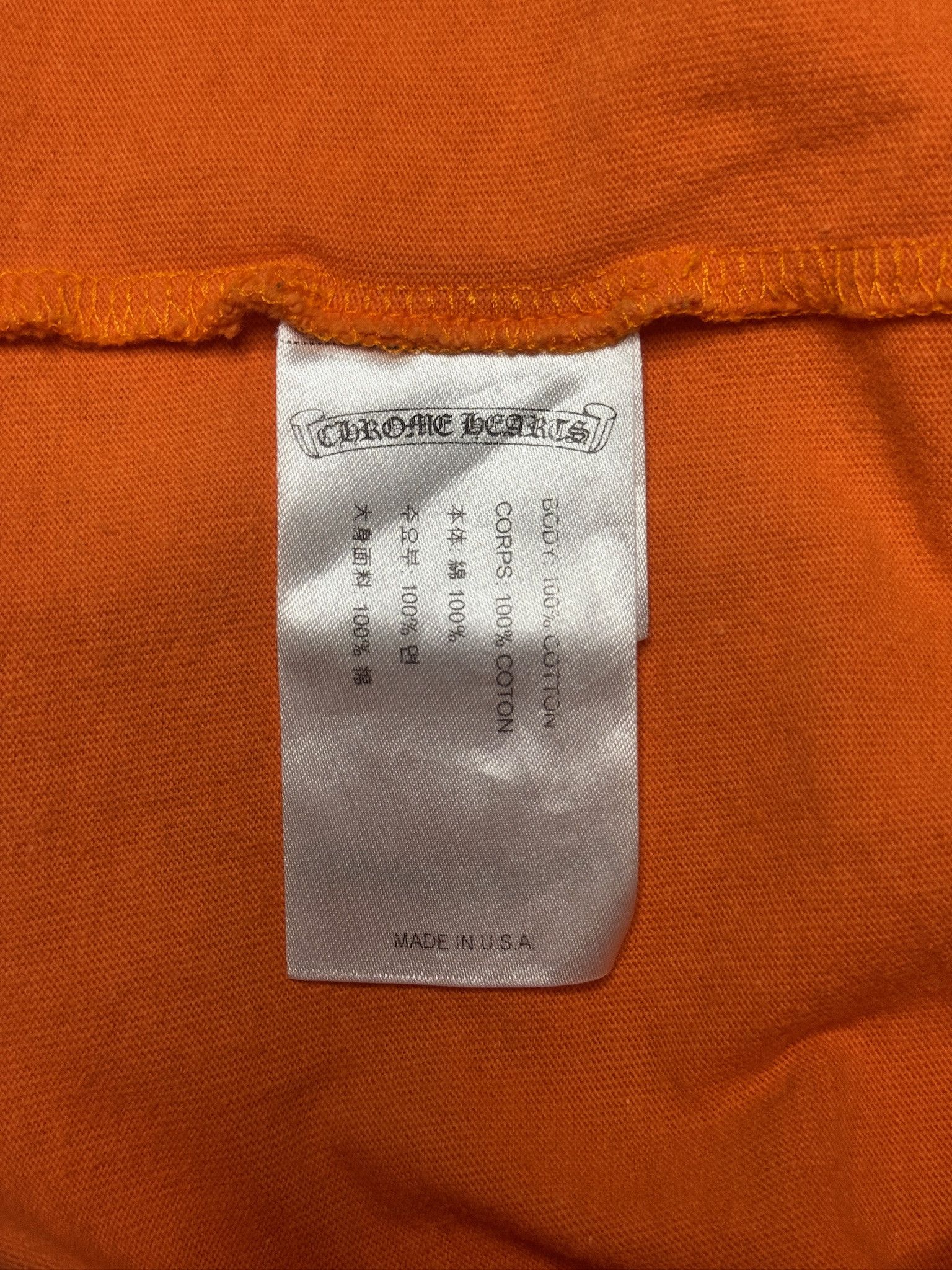 Chrome Hearts Chrome Hearts Orange Vine Dagger T-Shirt Size US M / EU 48-50 / 2 - 7 Thumbnail