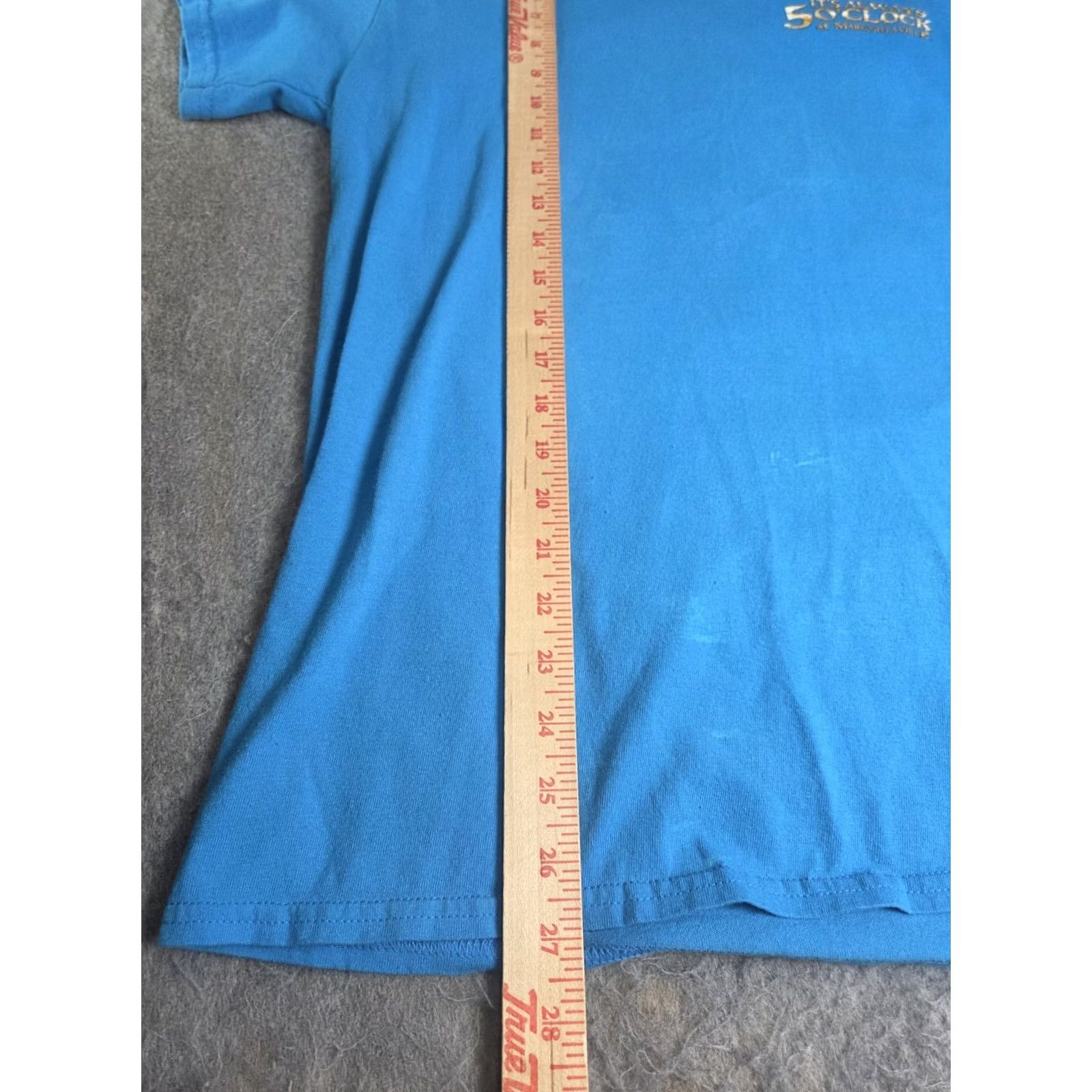 Vintage Margaritaville T Shirt Always 5 O'clock Whats In Your Blender Mens Medium Blue Short Sleeve Shirt Mens M Size US M / EU 48-50 / 2 - 7 Thumbnail